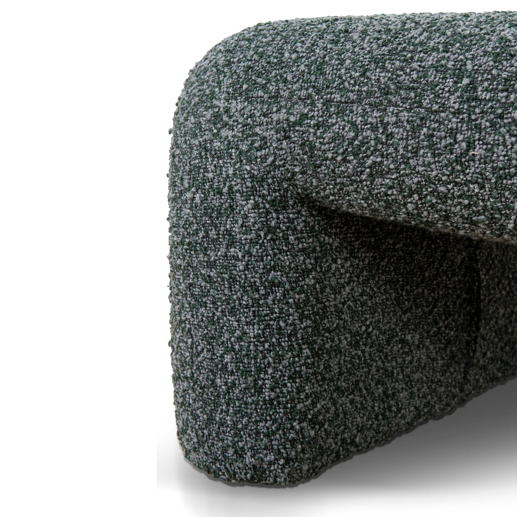 CLC8917-CA Fabric Lounge Chair - Green Boucle - Image 12