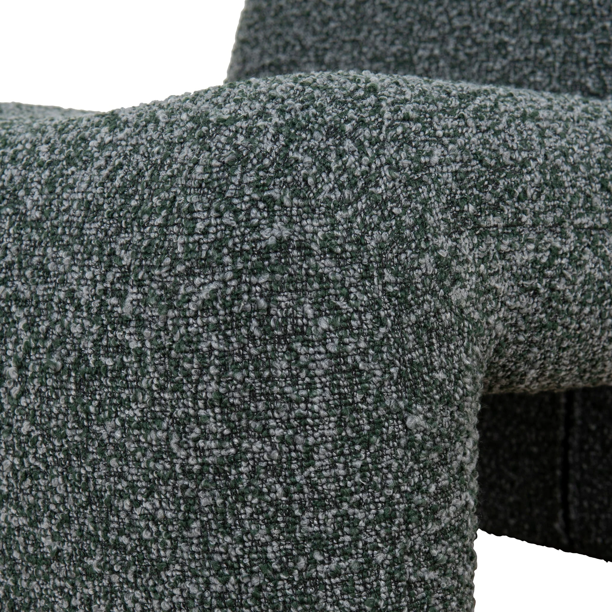 CLC8917-CA Fabric Lounge Chair - Green Boucle - Image 8
