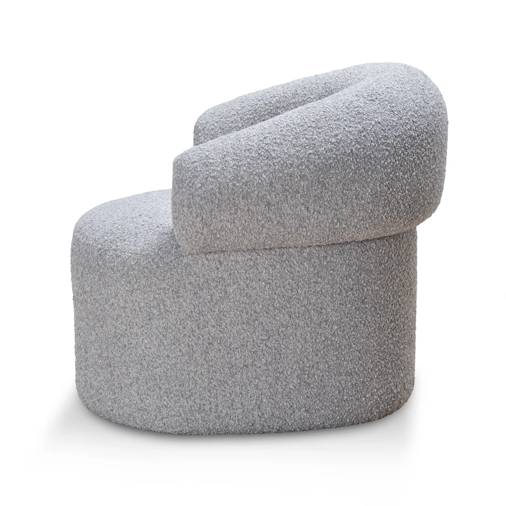 CLC8921-CA Armchair - Light Grey Boucle - Image 4