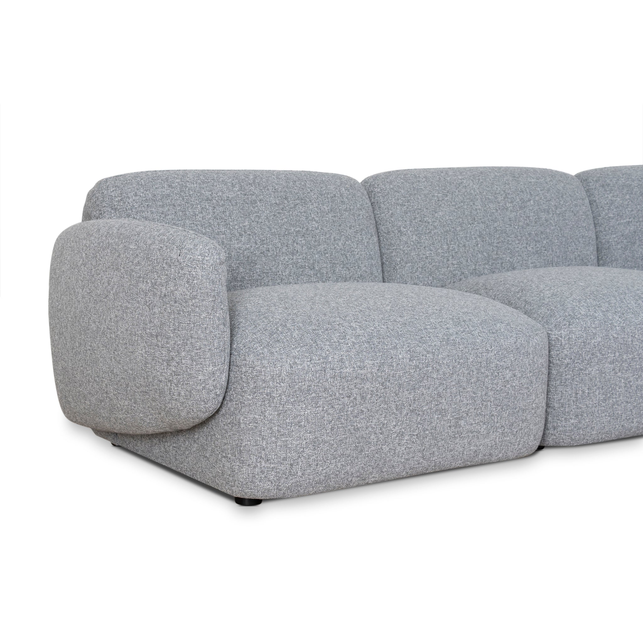 CLC8965-KSO Right Chaise Modular Sofa - Glacier Grey - Image 6