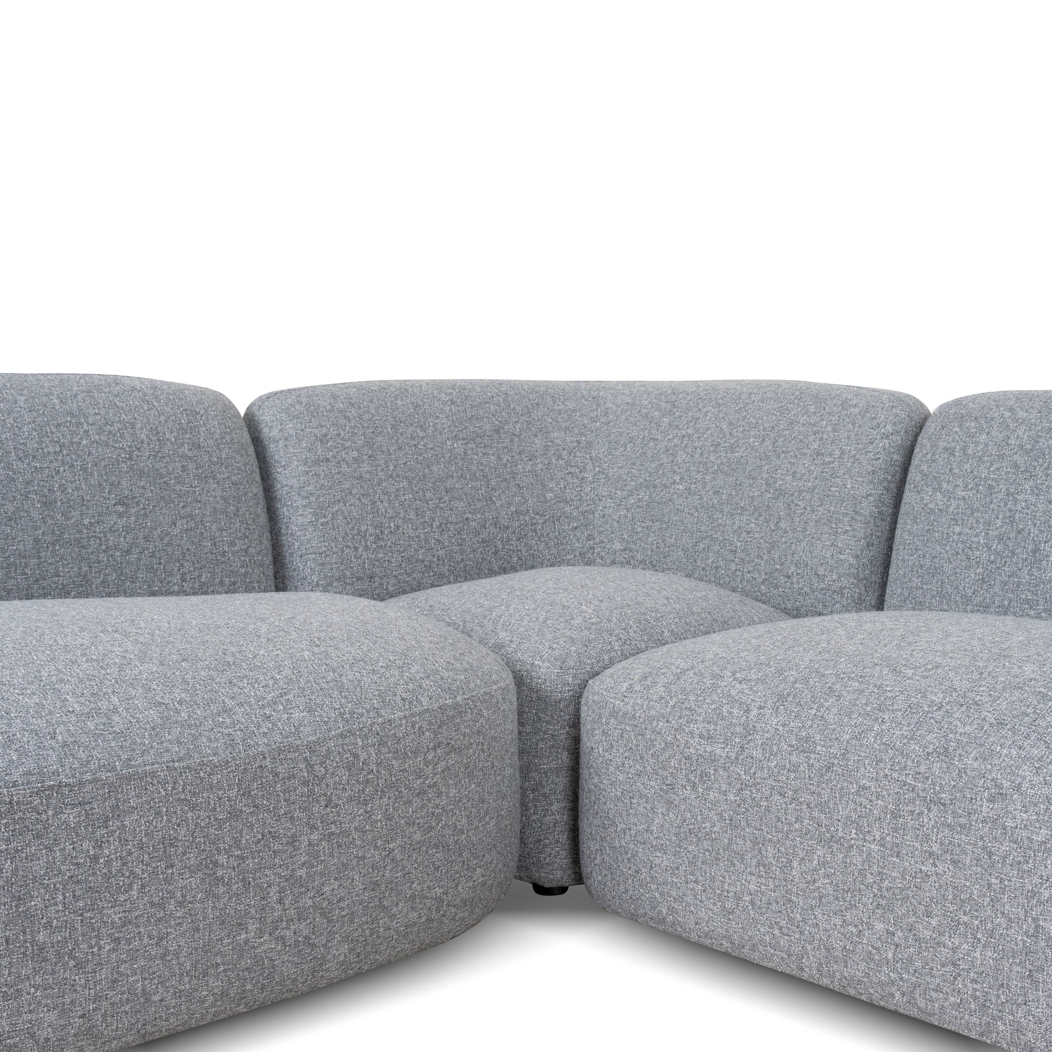 CLC8966-KSO Left Chaise Modular Sofa - Glacier Grey - Image 12