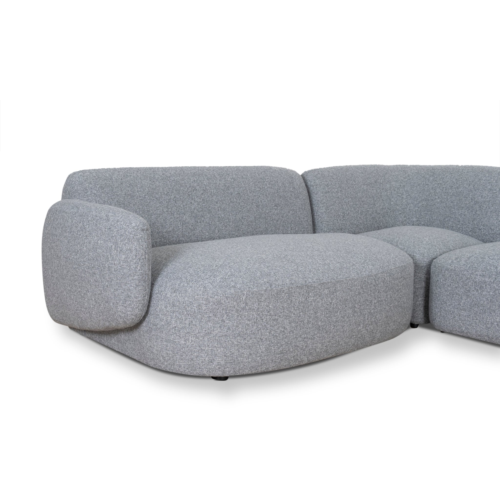 CLC8966-KSO Left Chaise Modular Sofa - Glacier Grey - Image 5