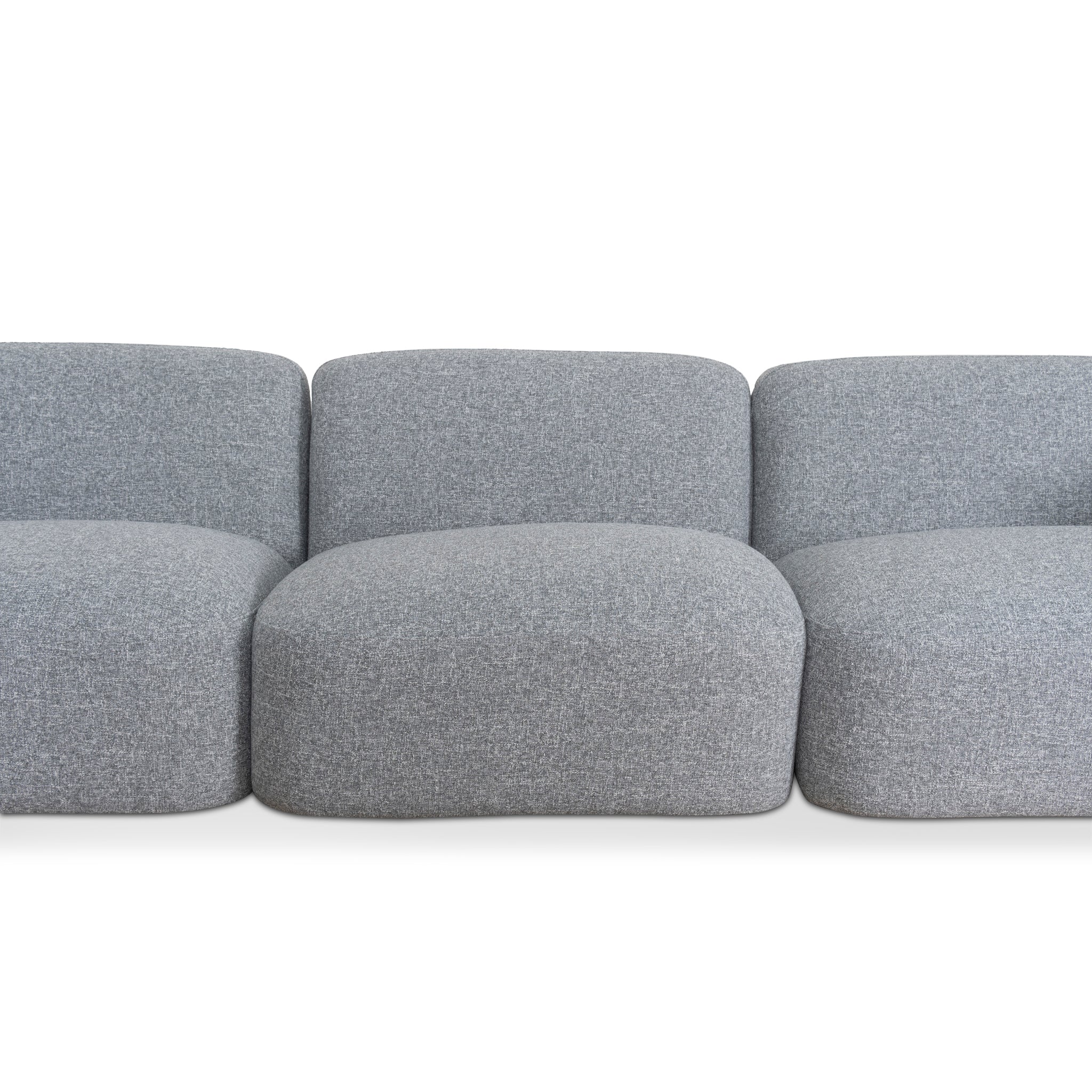 CLC8966-KSO Left Chaise Modular Sofa - Glacier Grey - Image 6