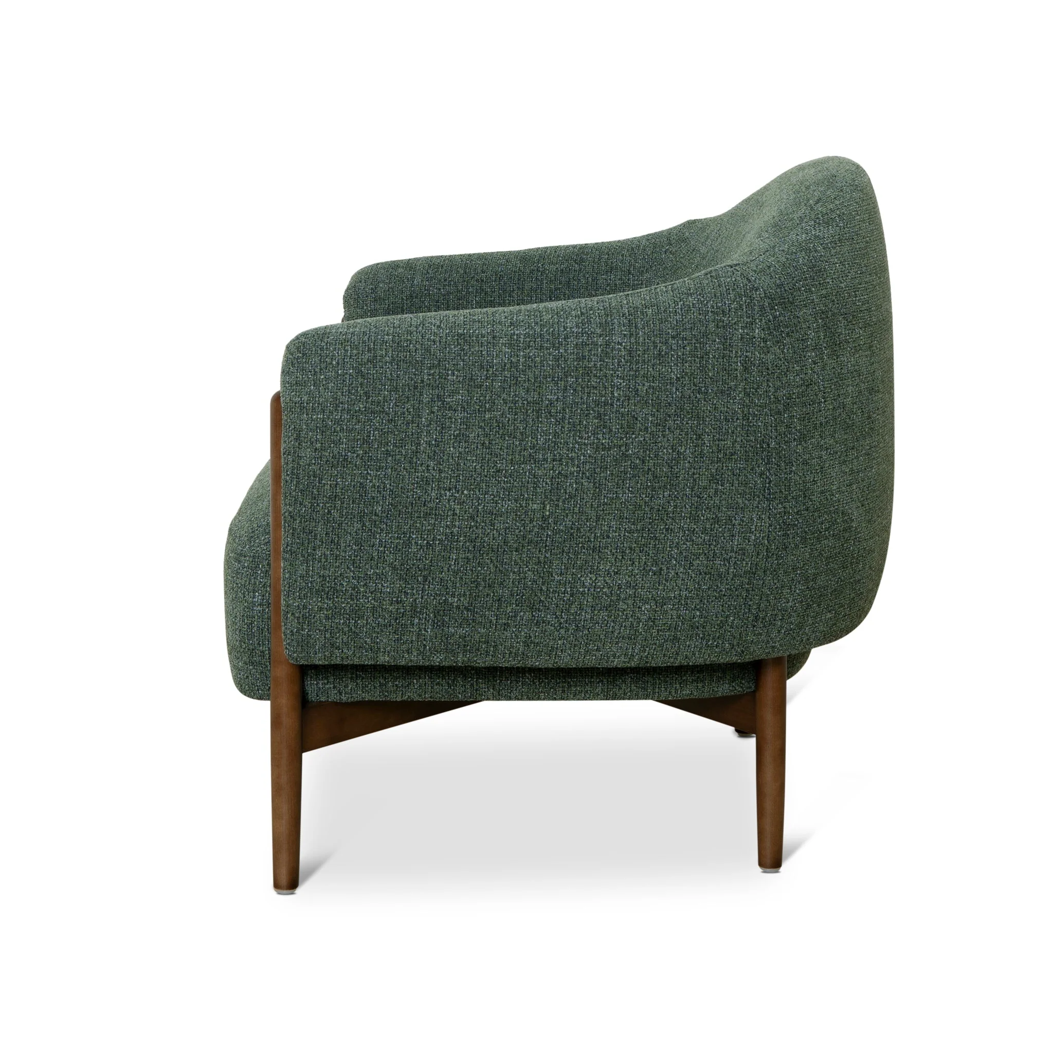 CLC8968-KSO Fabric Armchair - Moss Green - Image 3