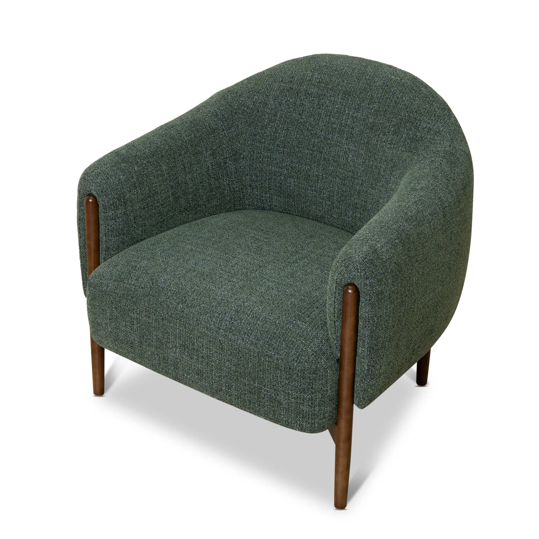 CLC8968-KSO Fabric Armchair - Moss Green - Image 4