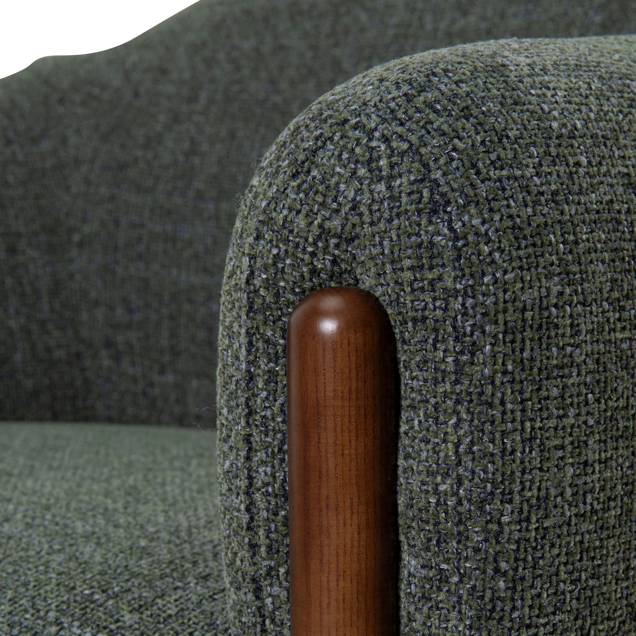 CLC8968-KSO Fabric Armchair - Moss Green - Image 8