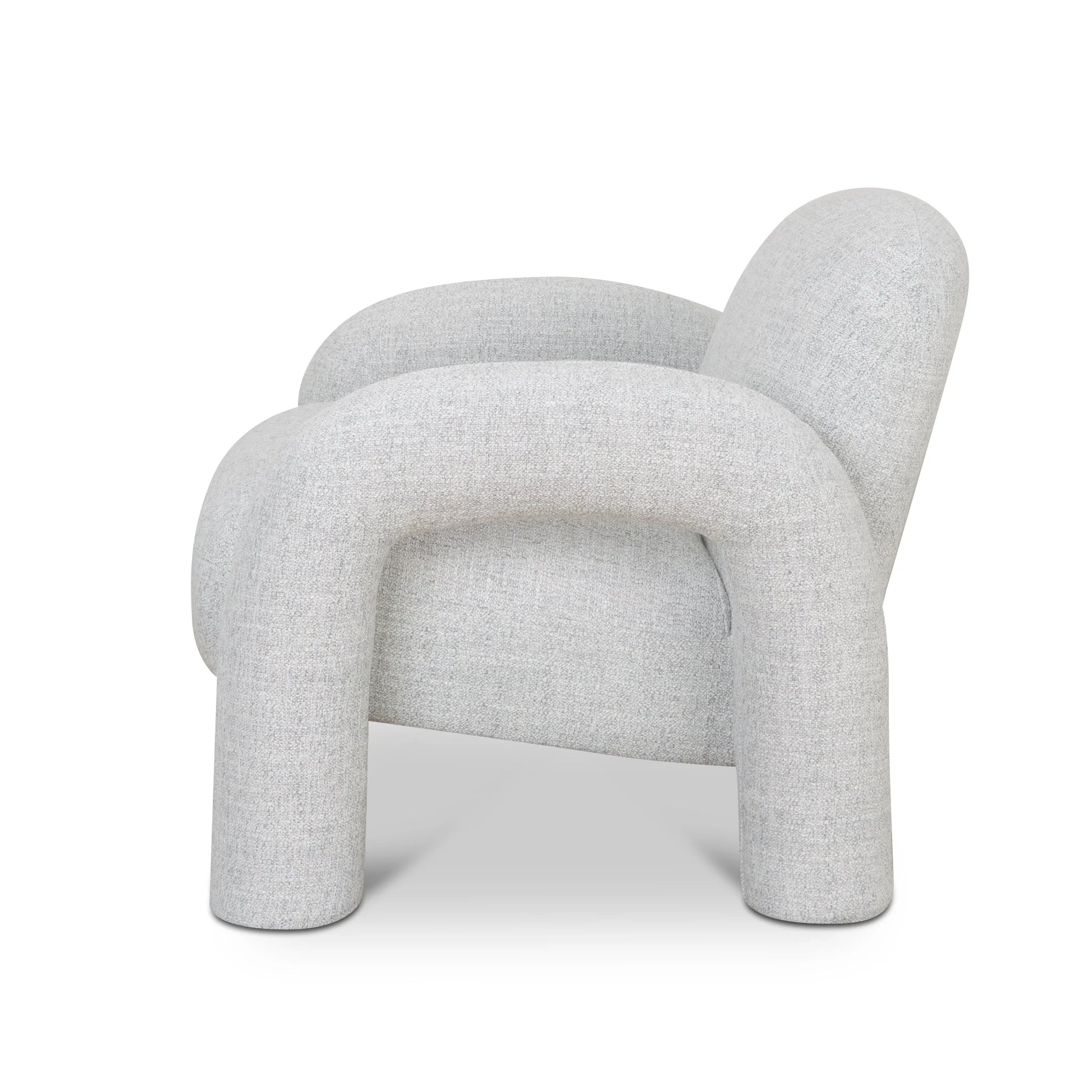 CLC8969-KSO Fabric Armchair - Cloud Grey - Image 3