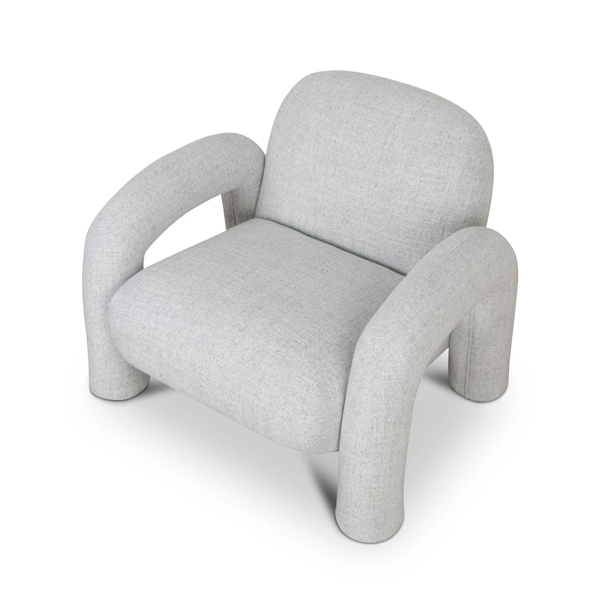CLC8969-KSO Fabric Armchair - Cloud Grey - Image 5