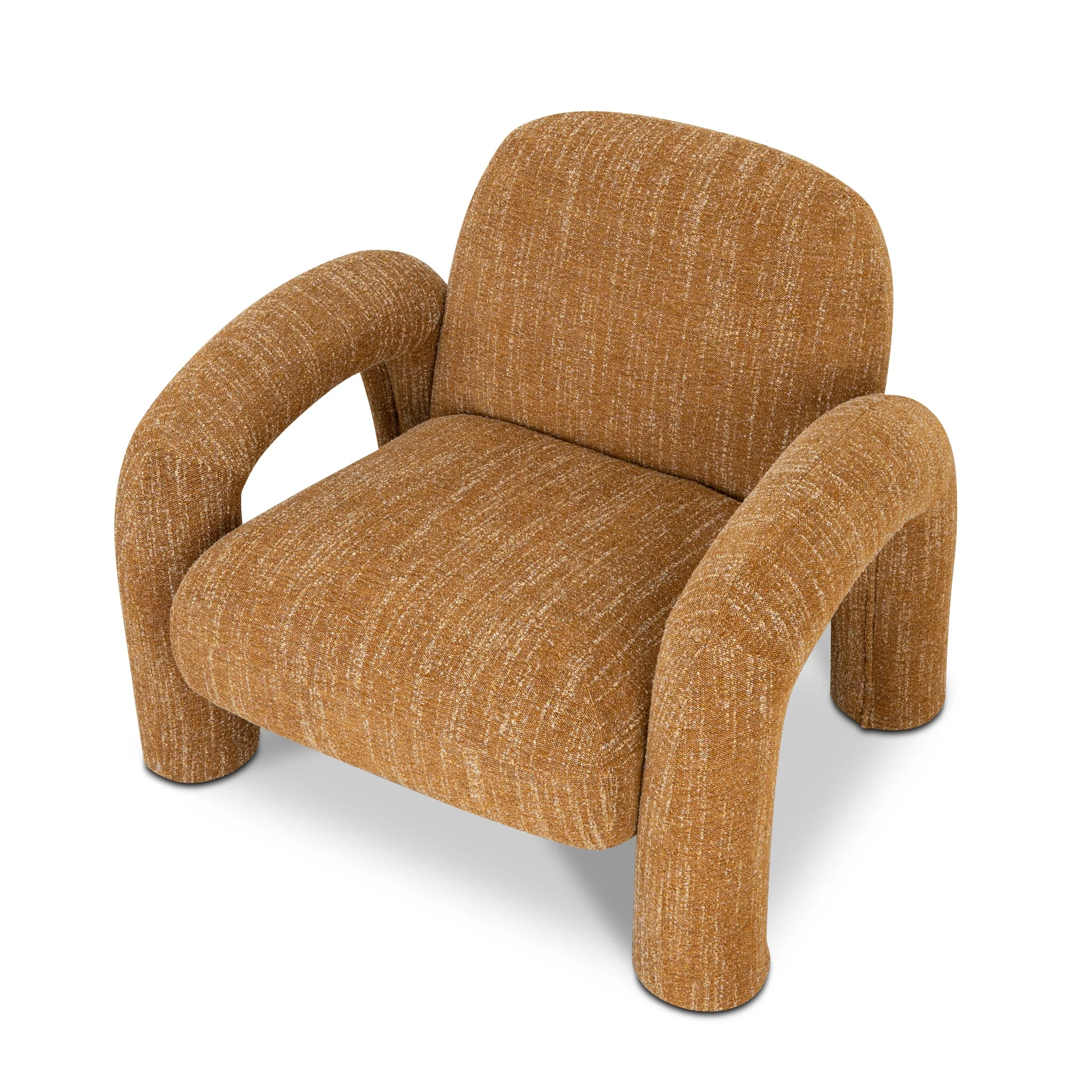 CLC8970-KSO Fabric Armchair - Ginger Brown - Image 6