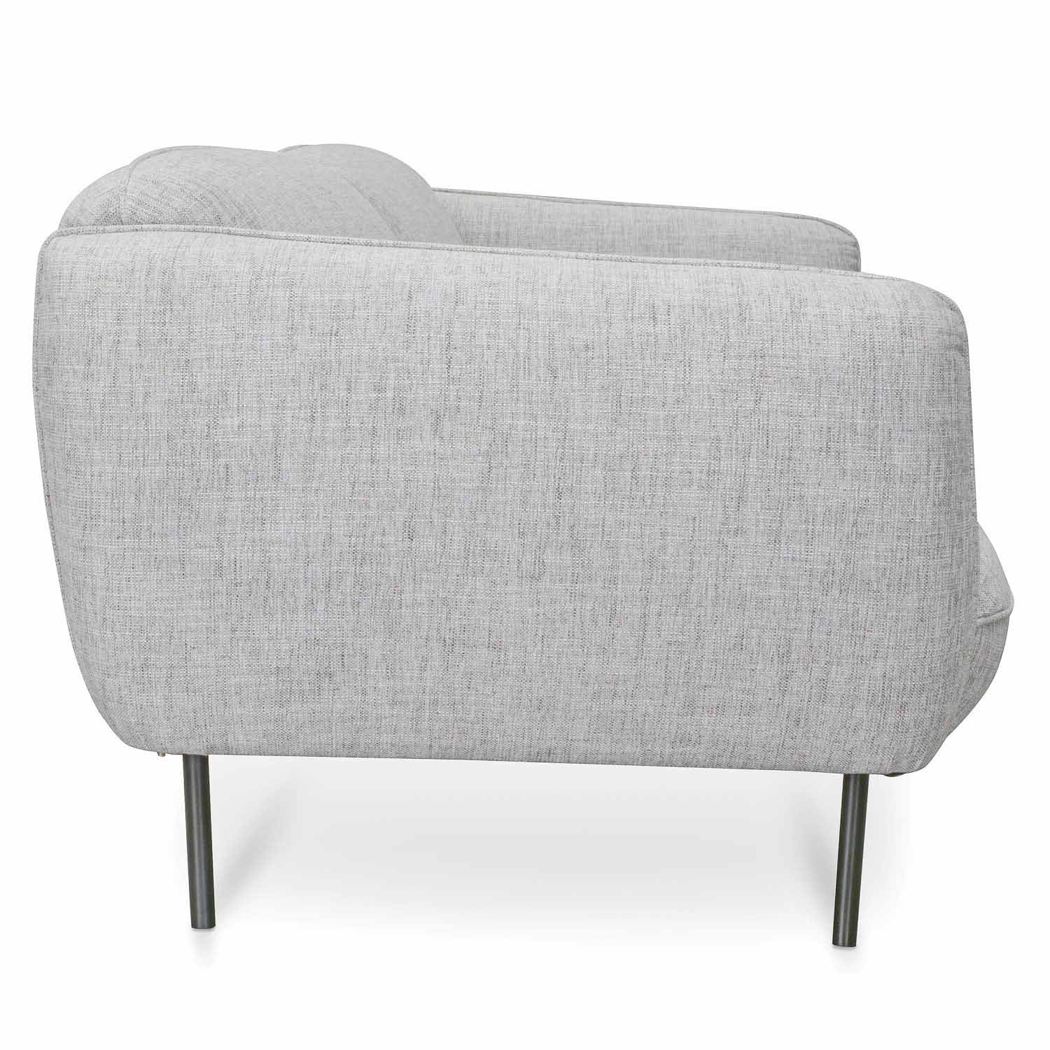 CLC920-IG - 3 Seater Sofa - Light spec grey fabric - Image 5