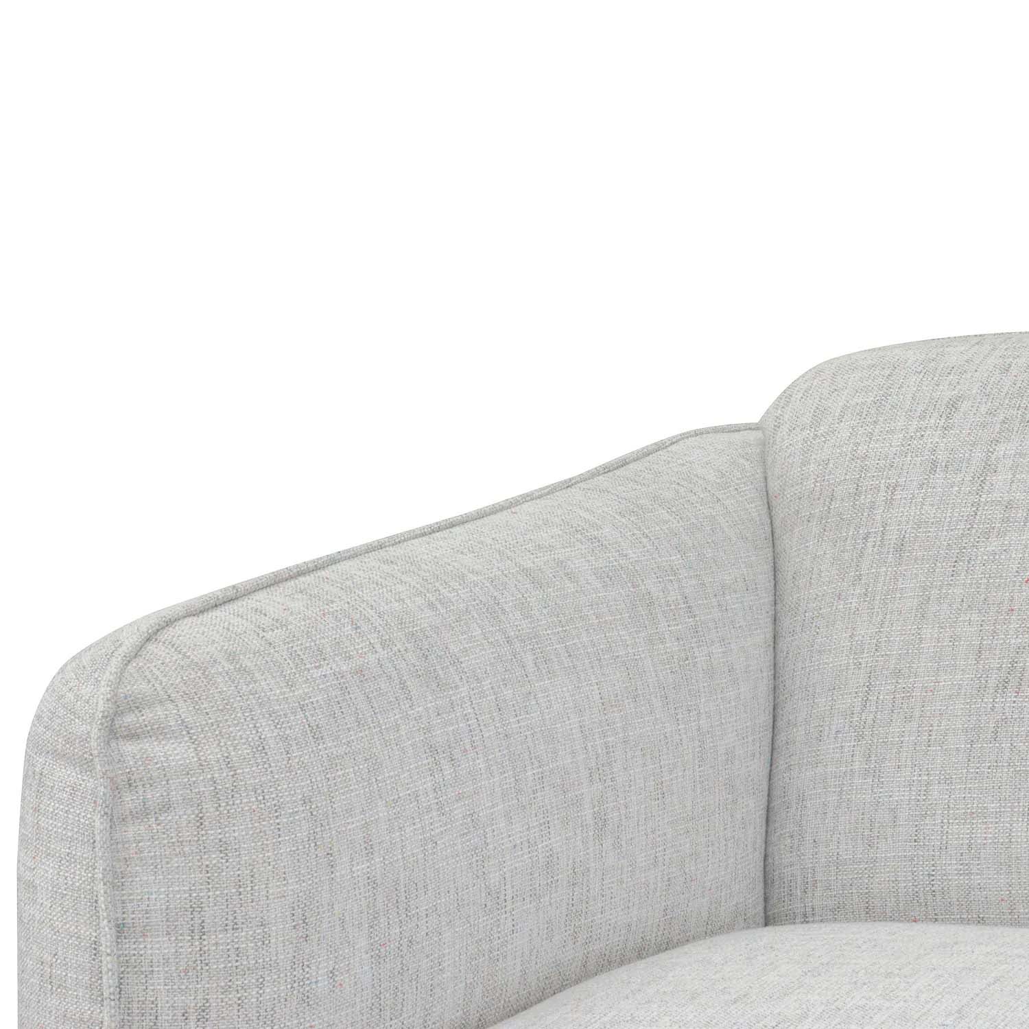 CLC920-IG - 3 Seater Sofa - Light spec grey fabric - Image 7