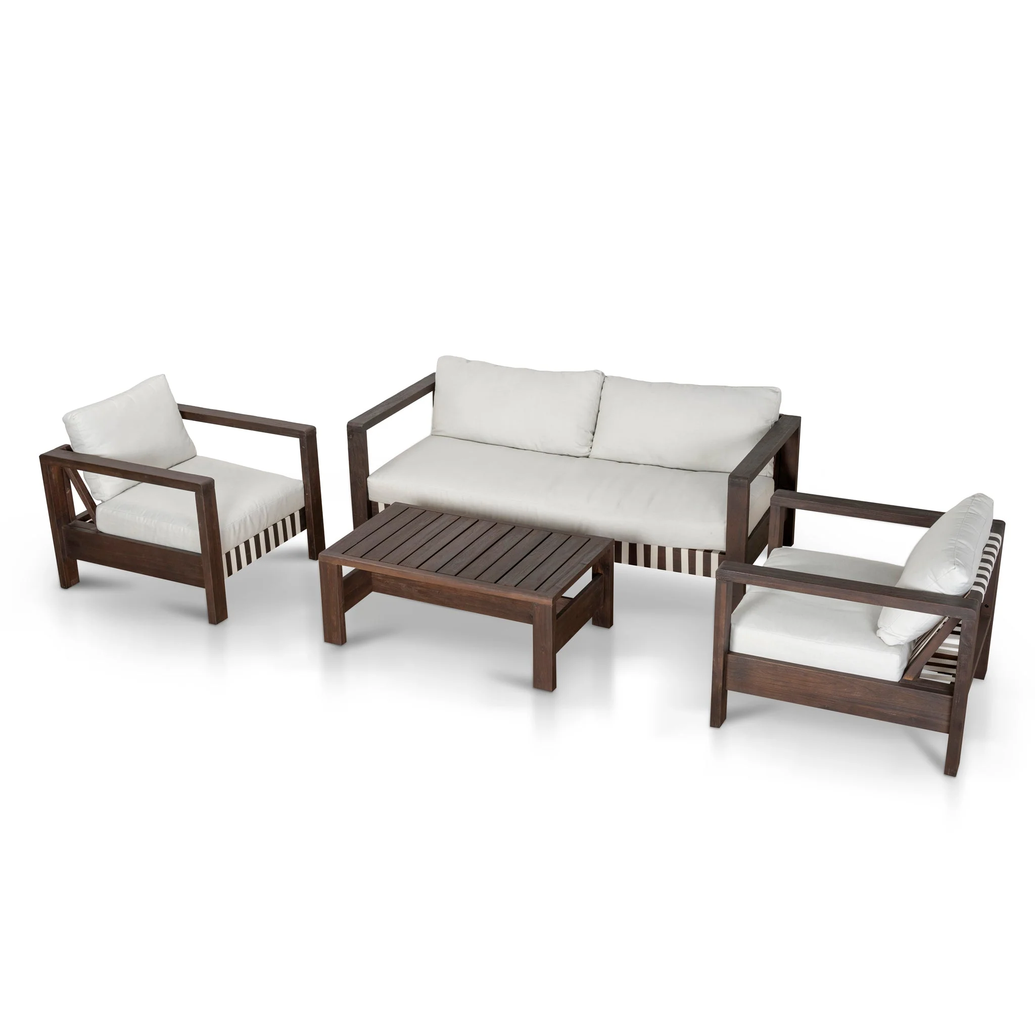 CLS10165-EM 4pcs Outdoor Lounge Set - Royal Sand - Image 3