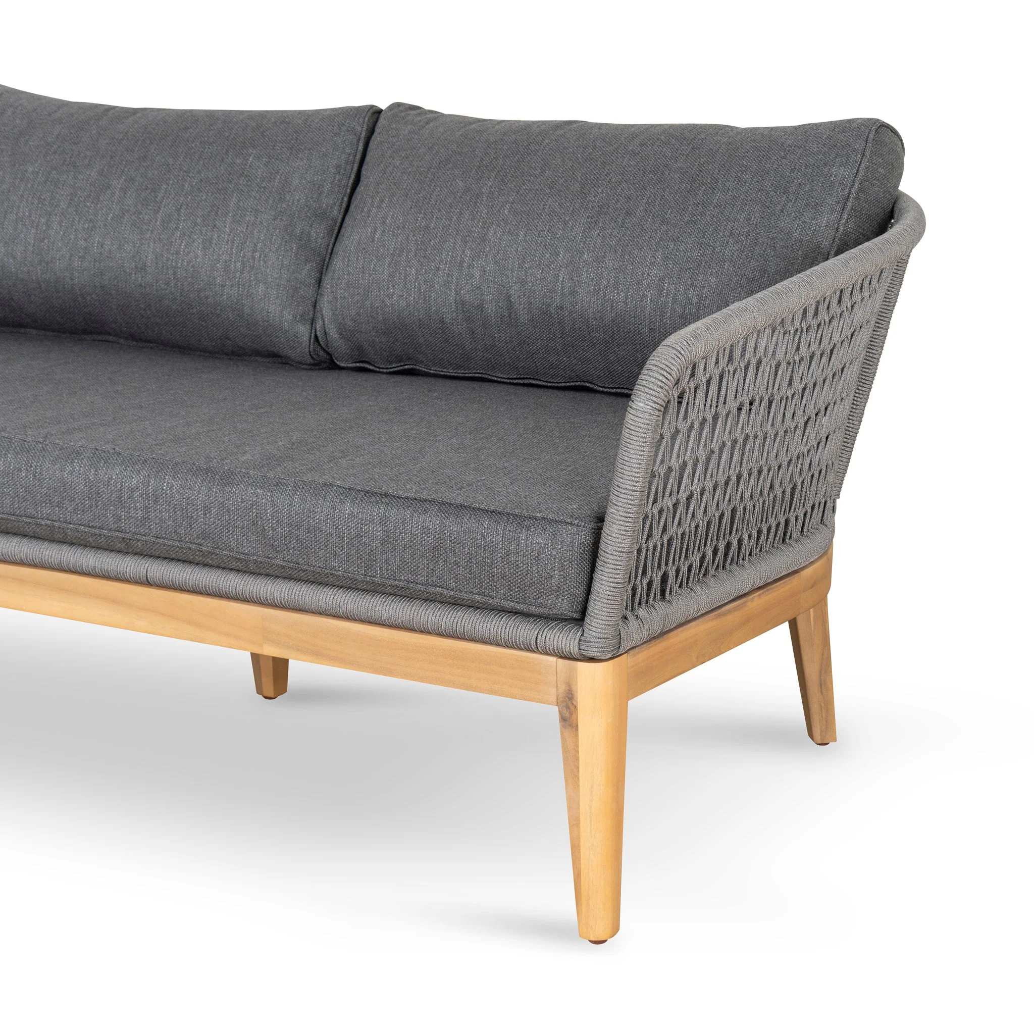CLS10167-EM 4pcs Outdoor Lounge Set - Grey - Image 10