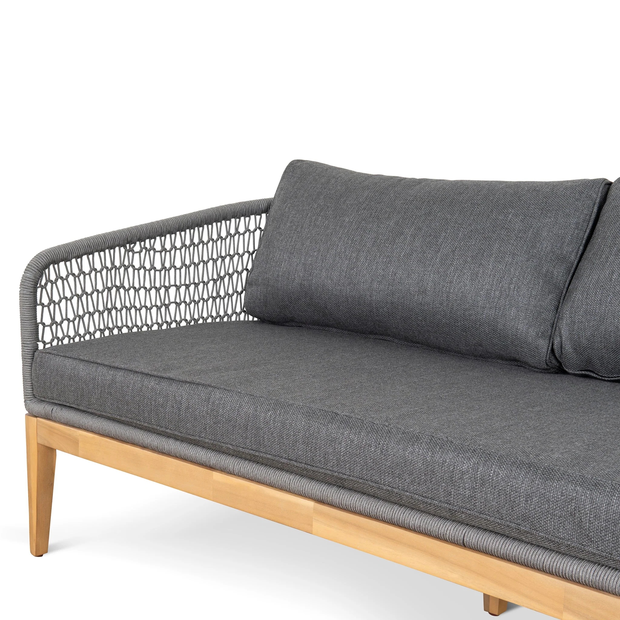 CLS10167-EM 4pcs Outdoor Lounge Set - Grey - Image 11