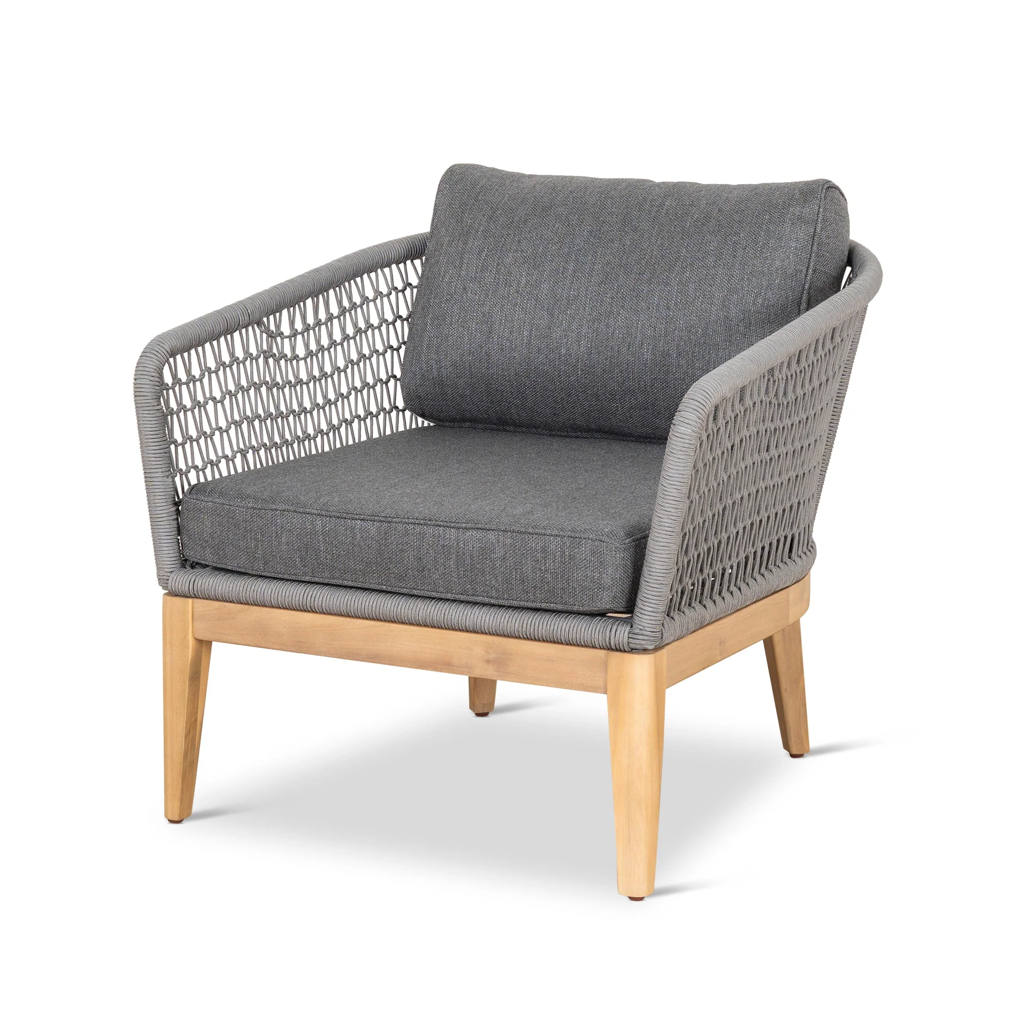 CLS10167-EM 4pcs Outdoor Lounge Set - Grey - Image 17