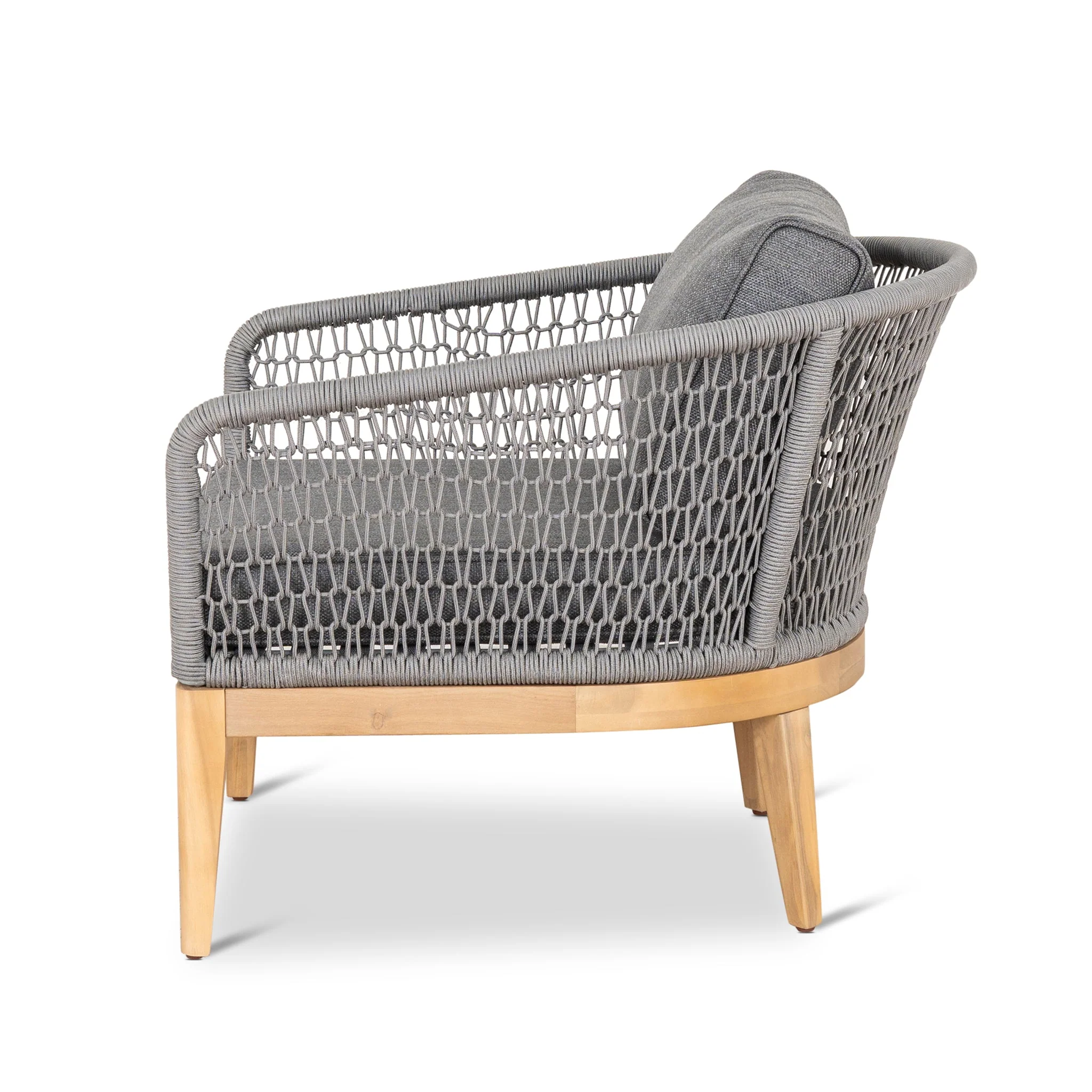 CLS10167-EM 4pcs Outdoor Lounge Set - Grey - Image 20