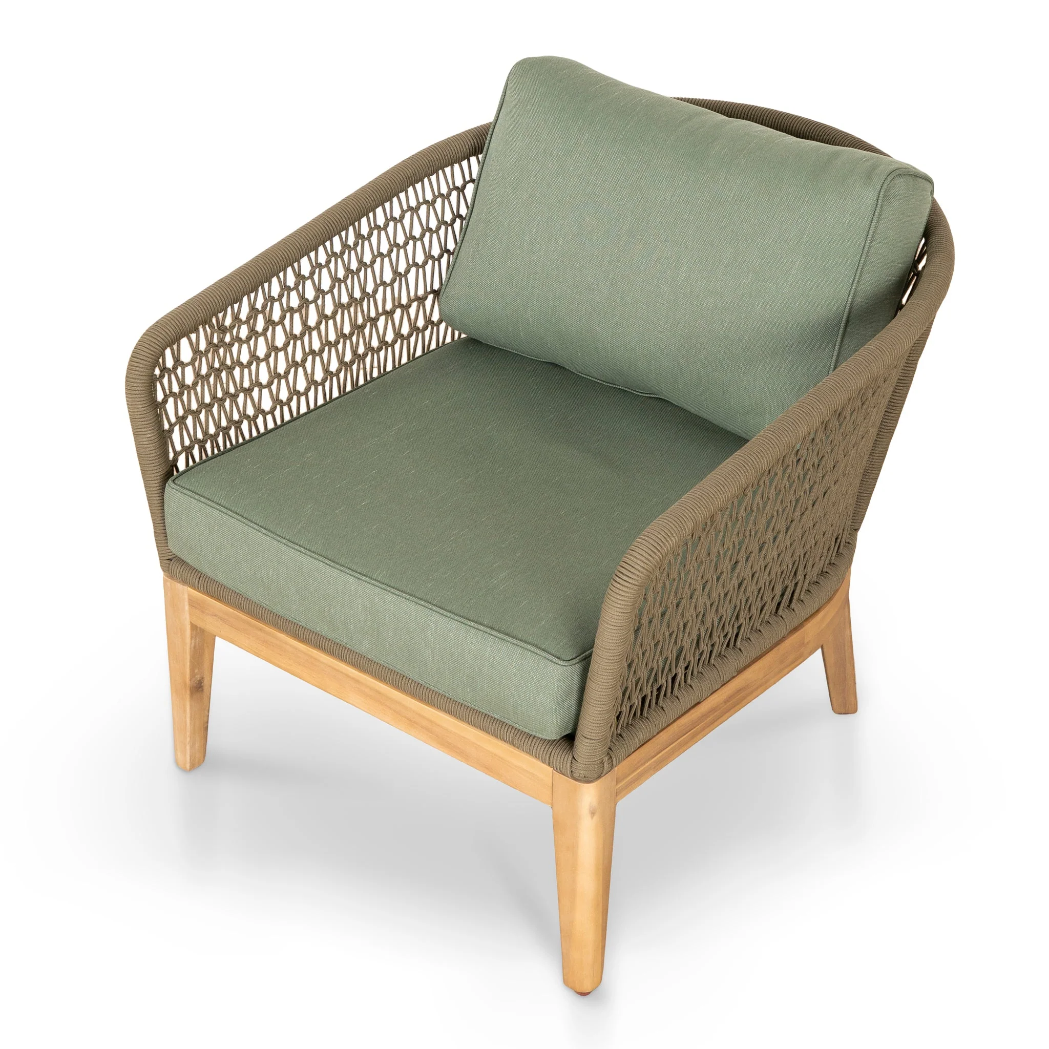 CLS10168-EM 4pcs Outdoor Lounge Set - Royal Stone Green - Image 22