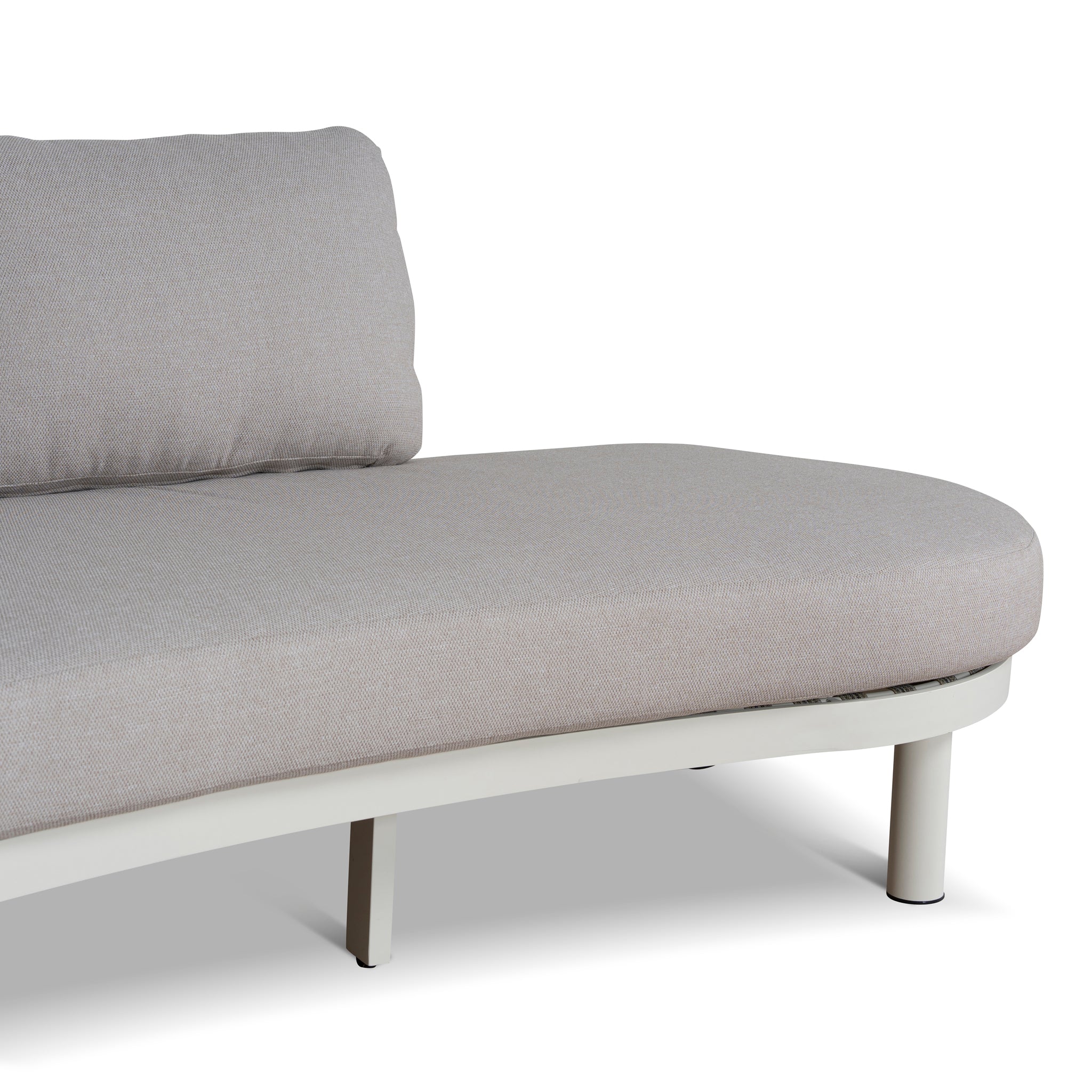 CLS12165-EM 2pcs Outdoor Corner Lounge Set - Light Brown - Image 8