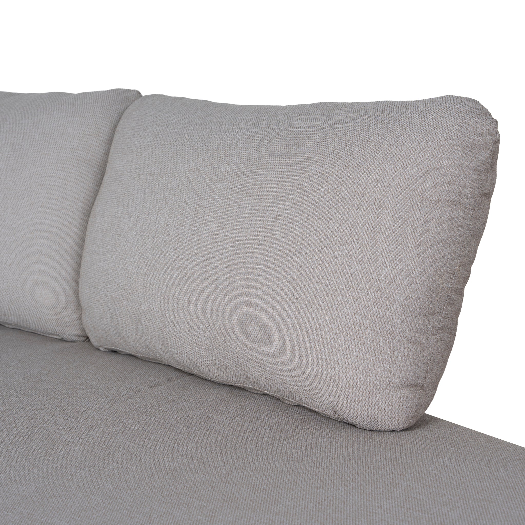 CLS12165-EM 2pcs Outdoor Corner Lounge Set - Light Brown - Image 9