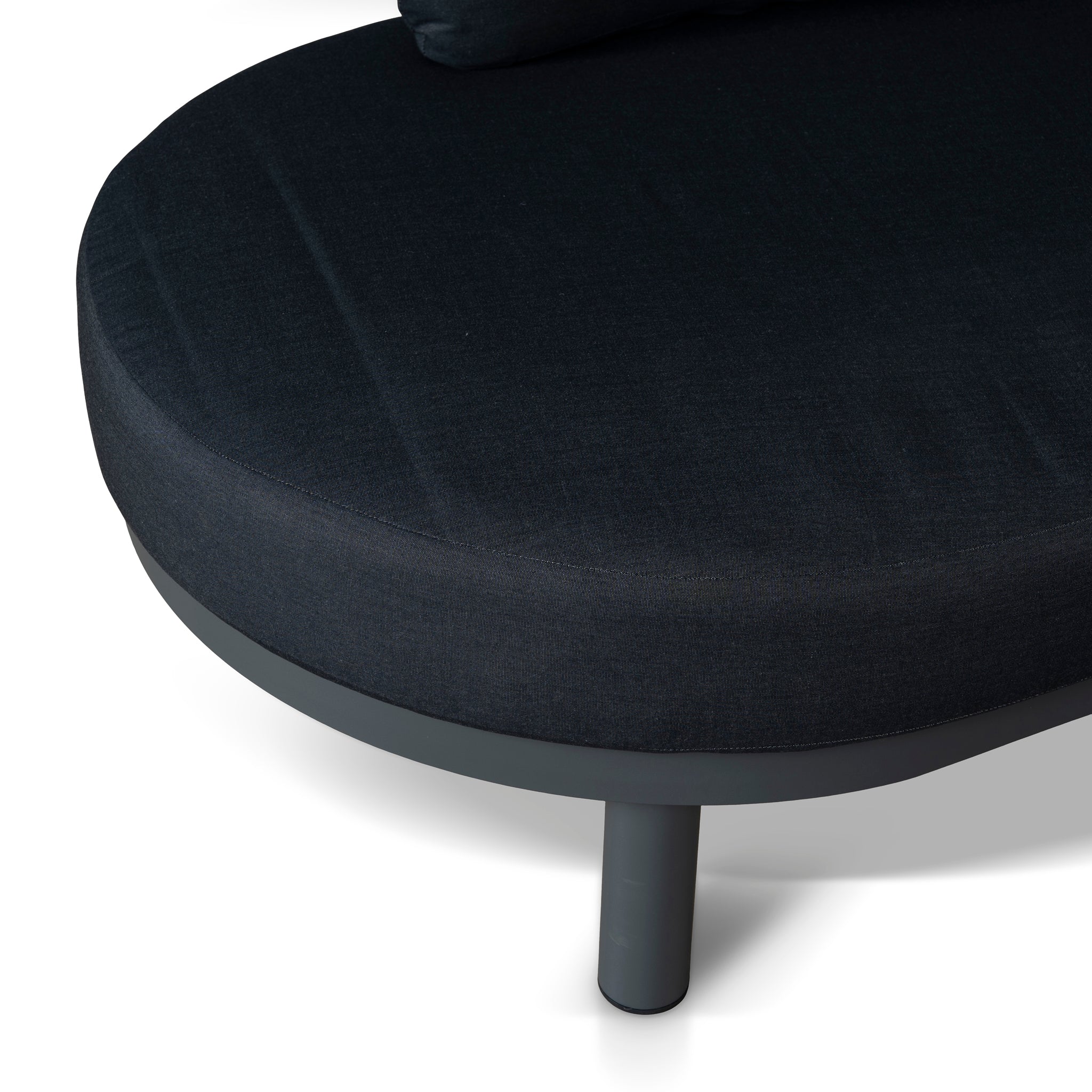CLS12166-EM 2pcs Outdoor Corner Lounge Set - Royal Dark Grey - Image 11