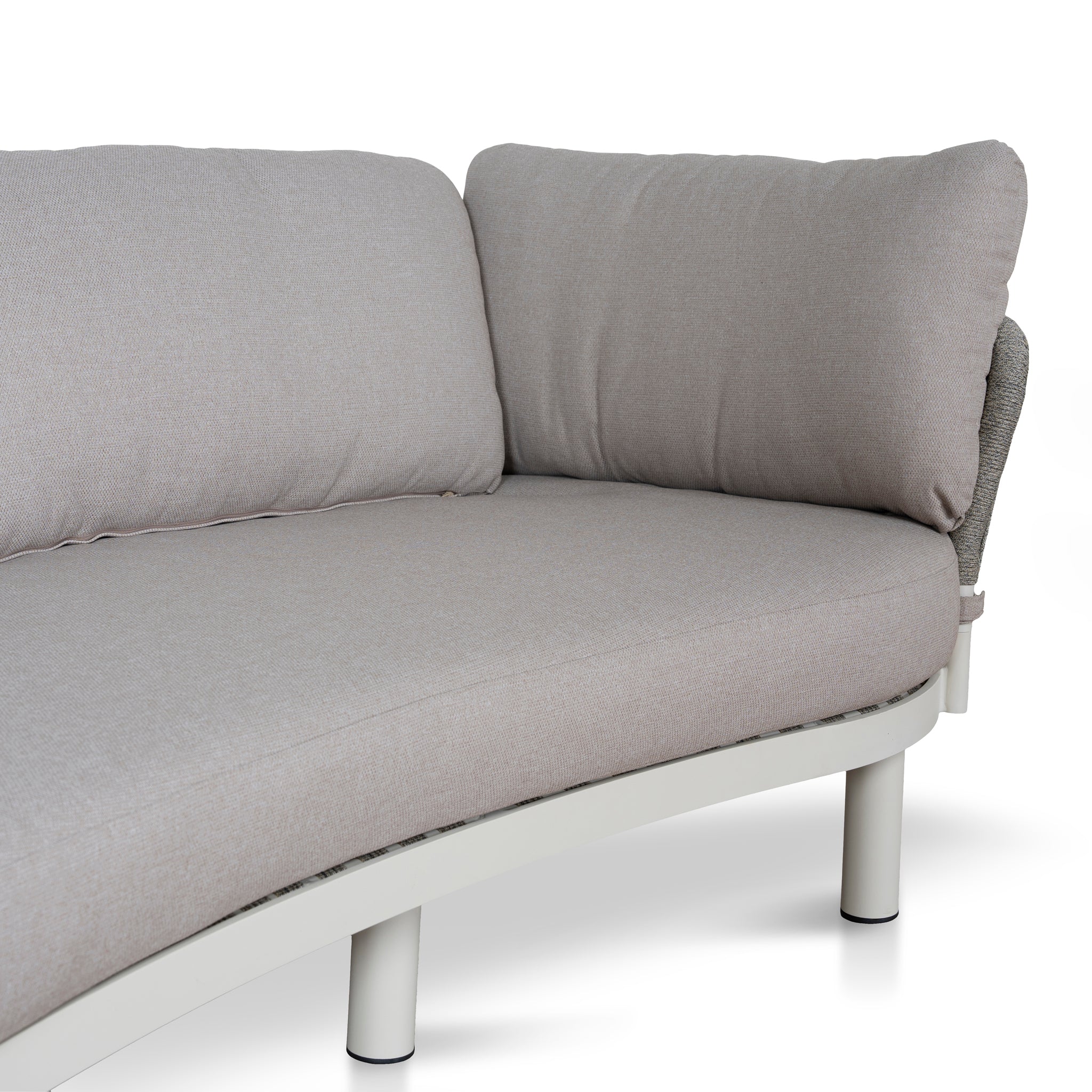 CLS12167-EM Outdoor Corner Sofa - Light Brown - Image 12