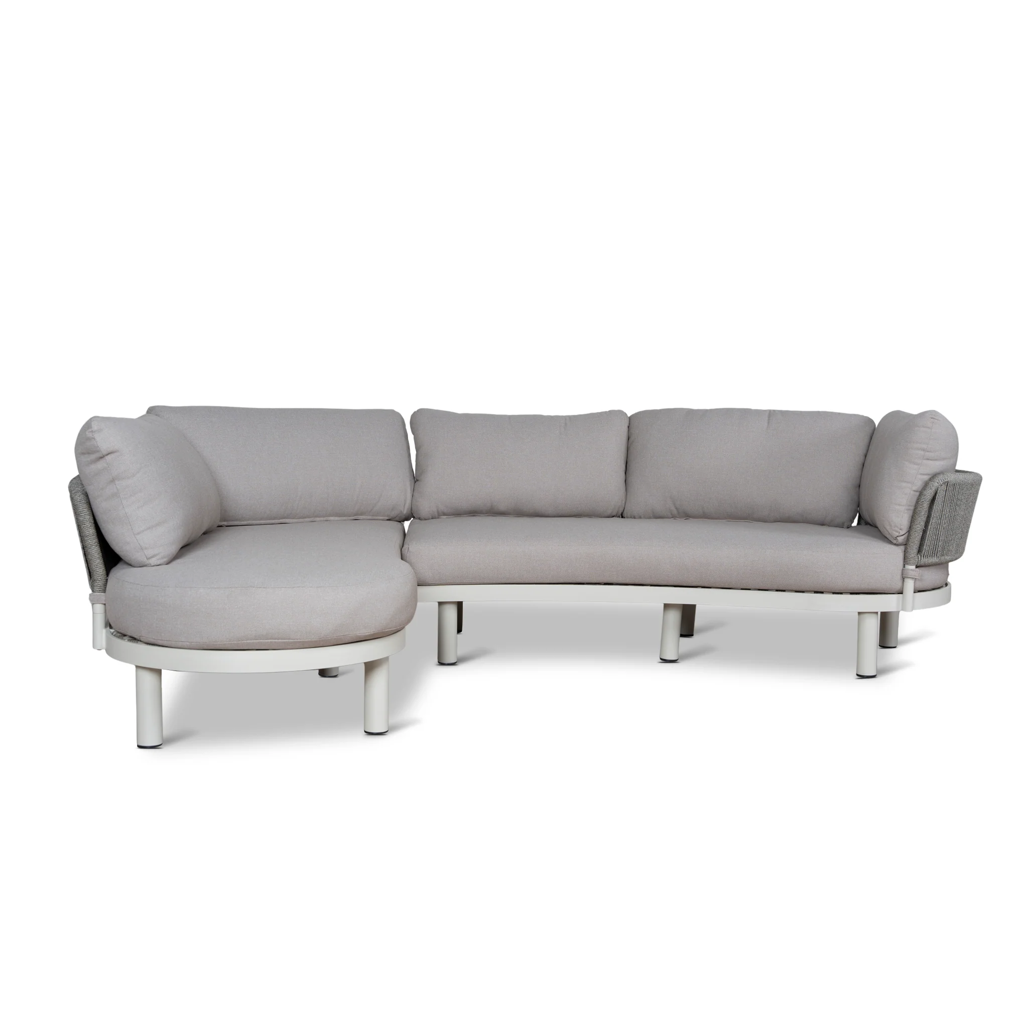 CLS12167-EM Outdoor Corner Sofa - Light Brown - Image 2