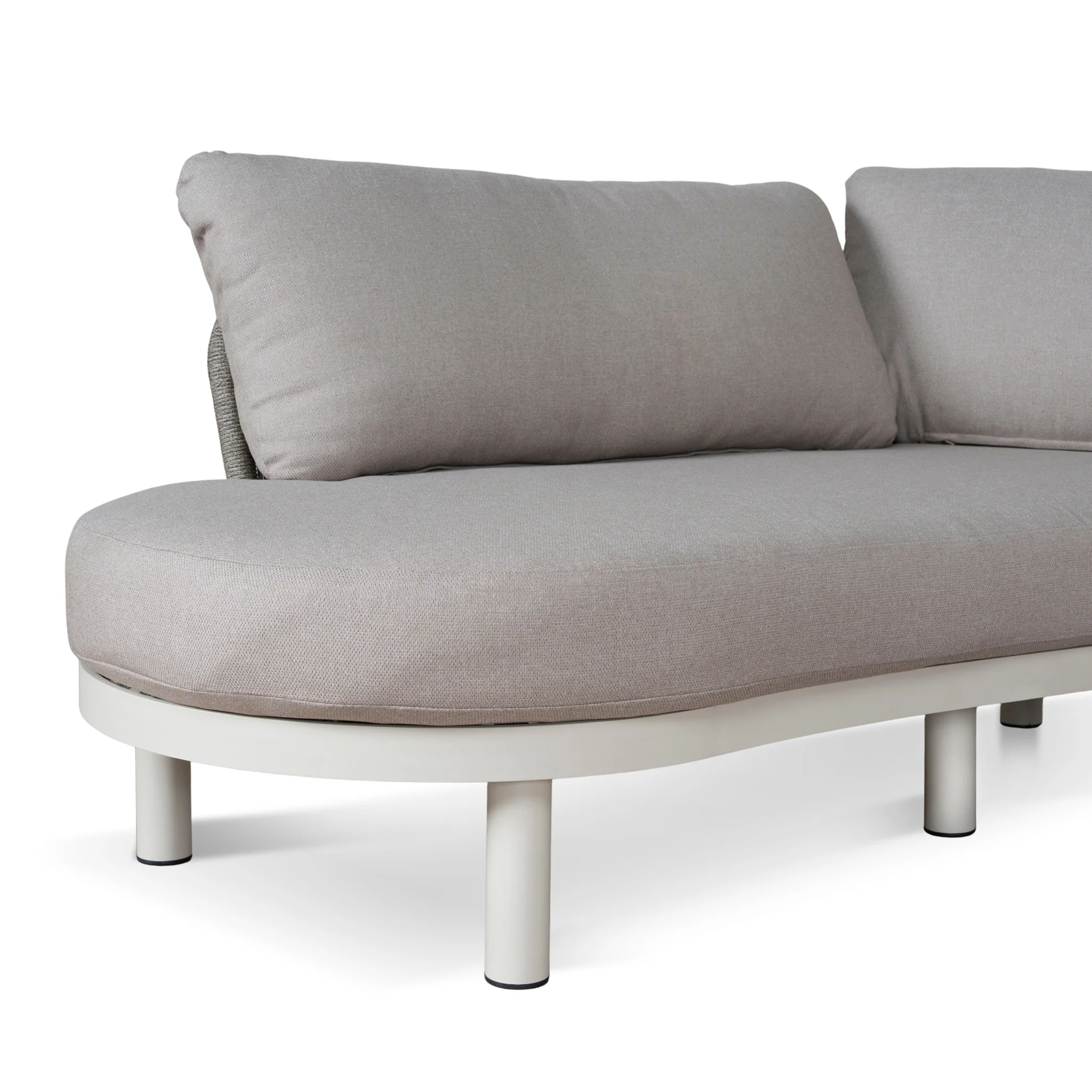 CLS12167-EM Outdoor Corner Sofa - Light Brown - Image 5