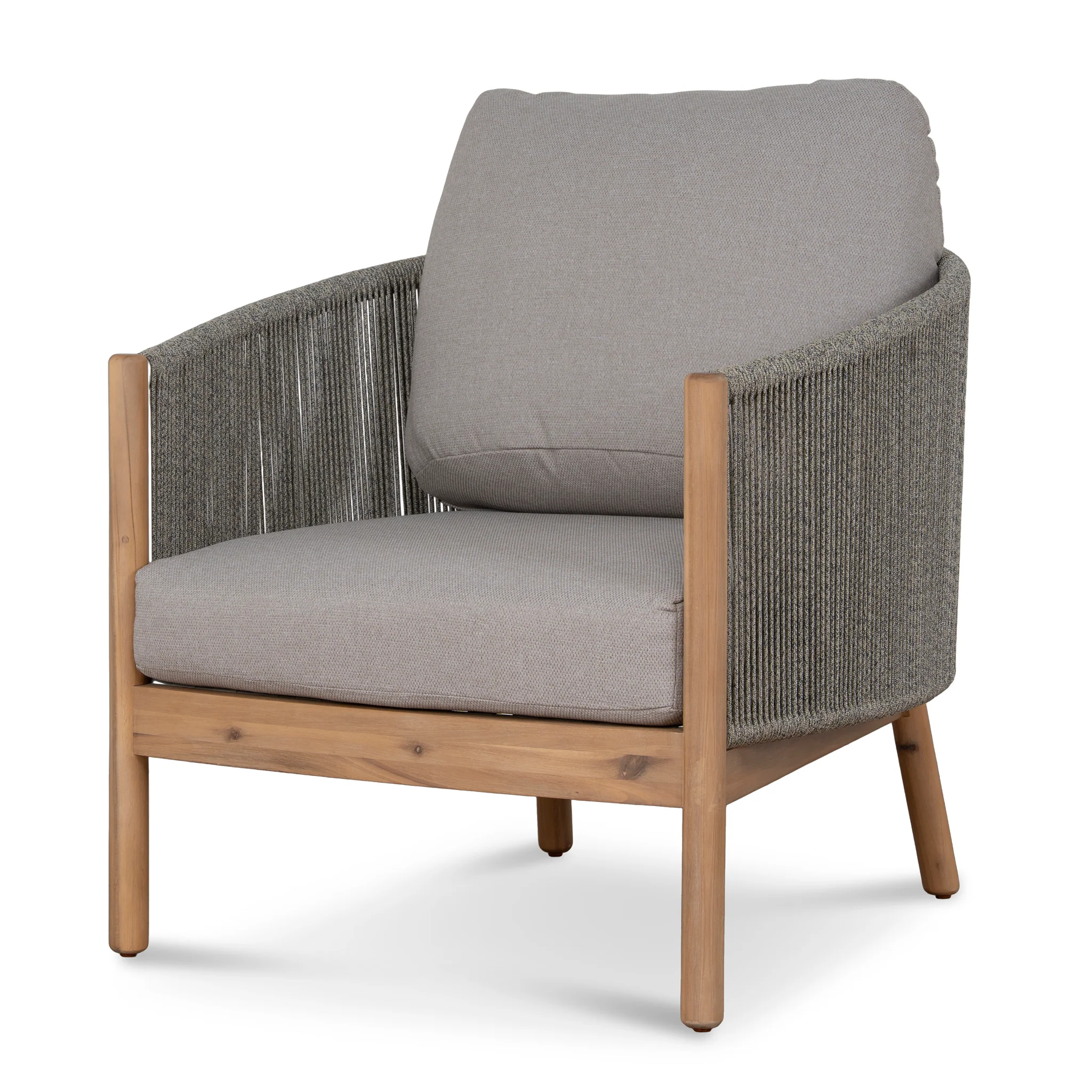 CLS12172-EM 4pcs Outdoor Lounge Set - Light Brown - Image 11