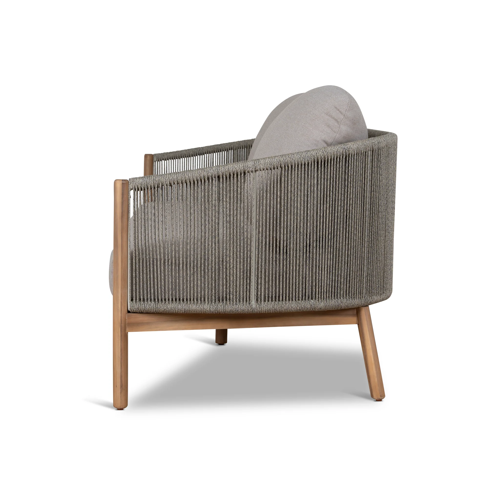 CLS12172-EM 4pcs Outdoor Lounge Set - Light Brown - Image 7
