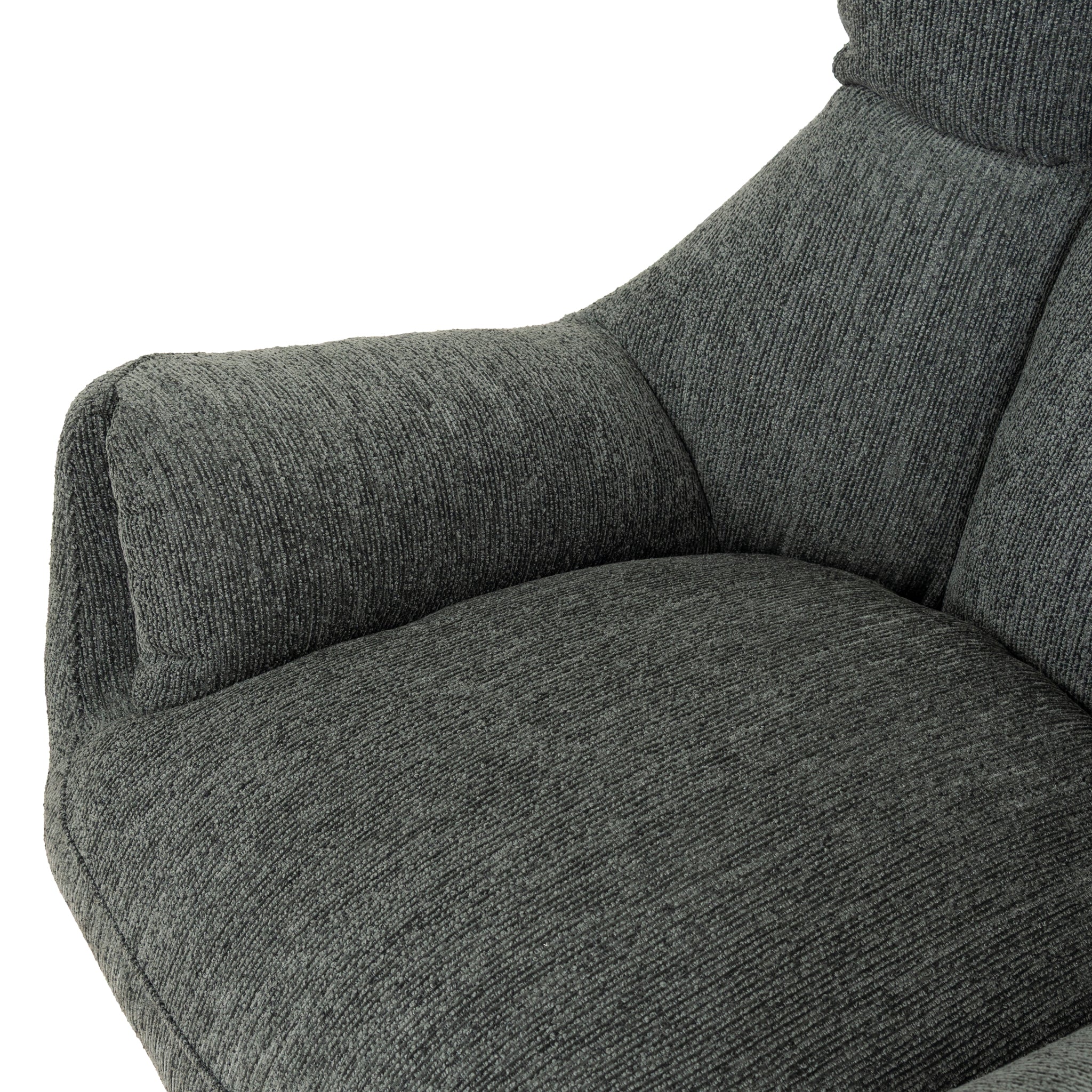 COC10288-LF Swivel Armchair - Dark Fern Green - Image 14