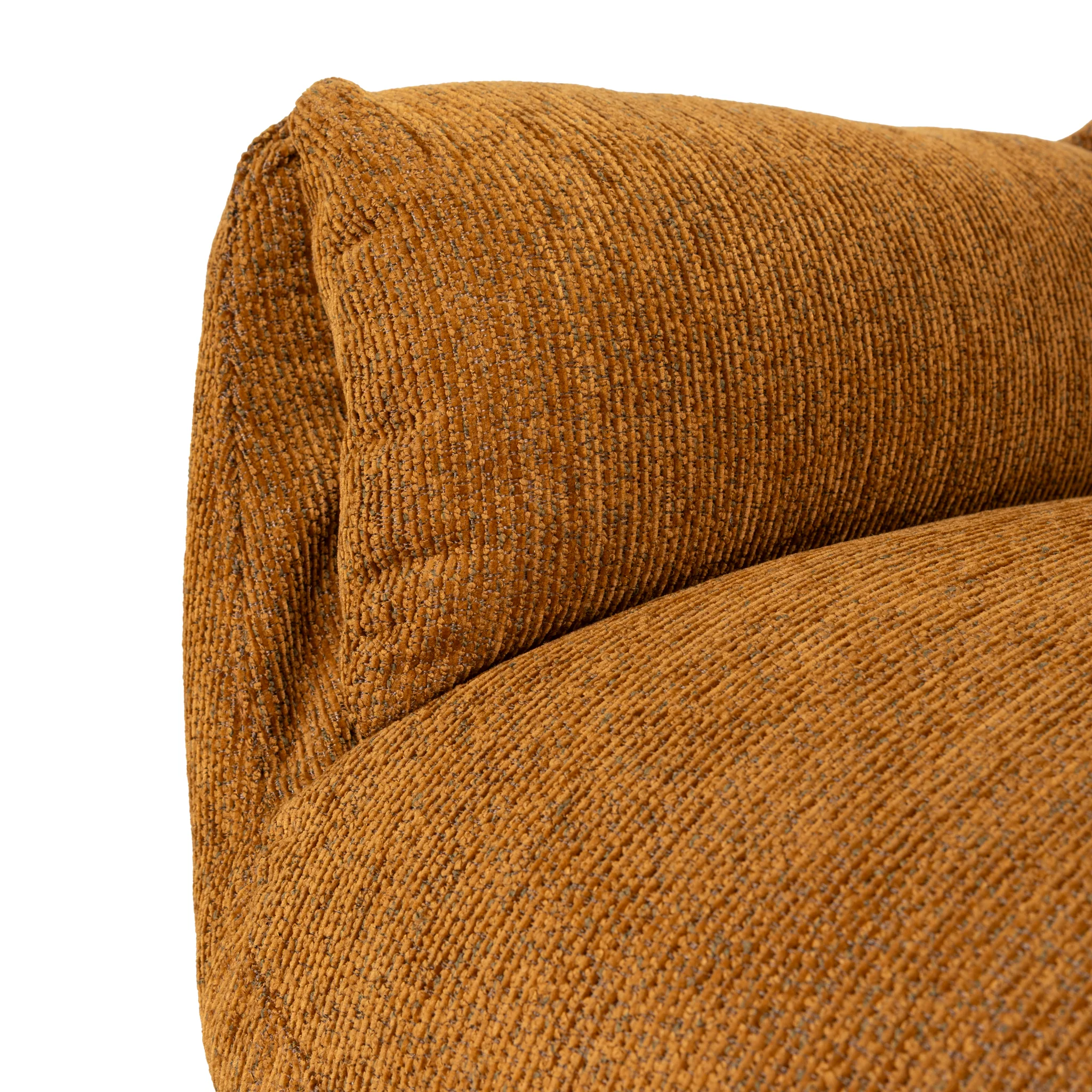 COC10289-LF Swivel Armchair - Honey Yellow - Image 10