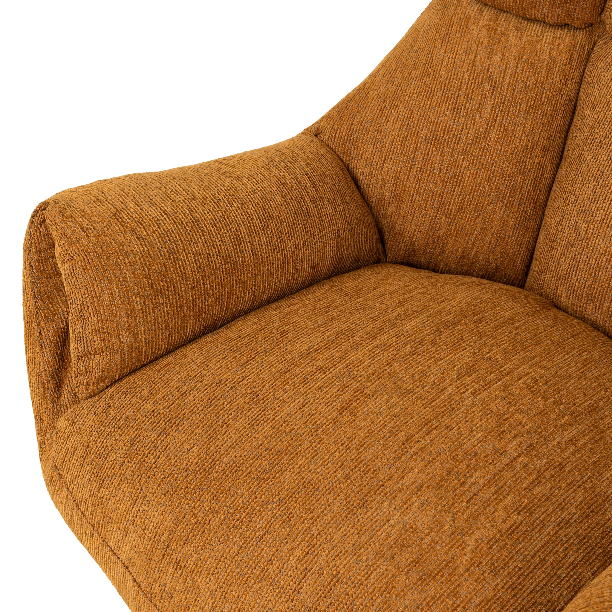 COC10289-LF Swivel Armchair - Honey Yellow - Image 13