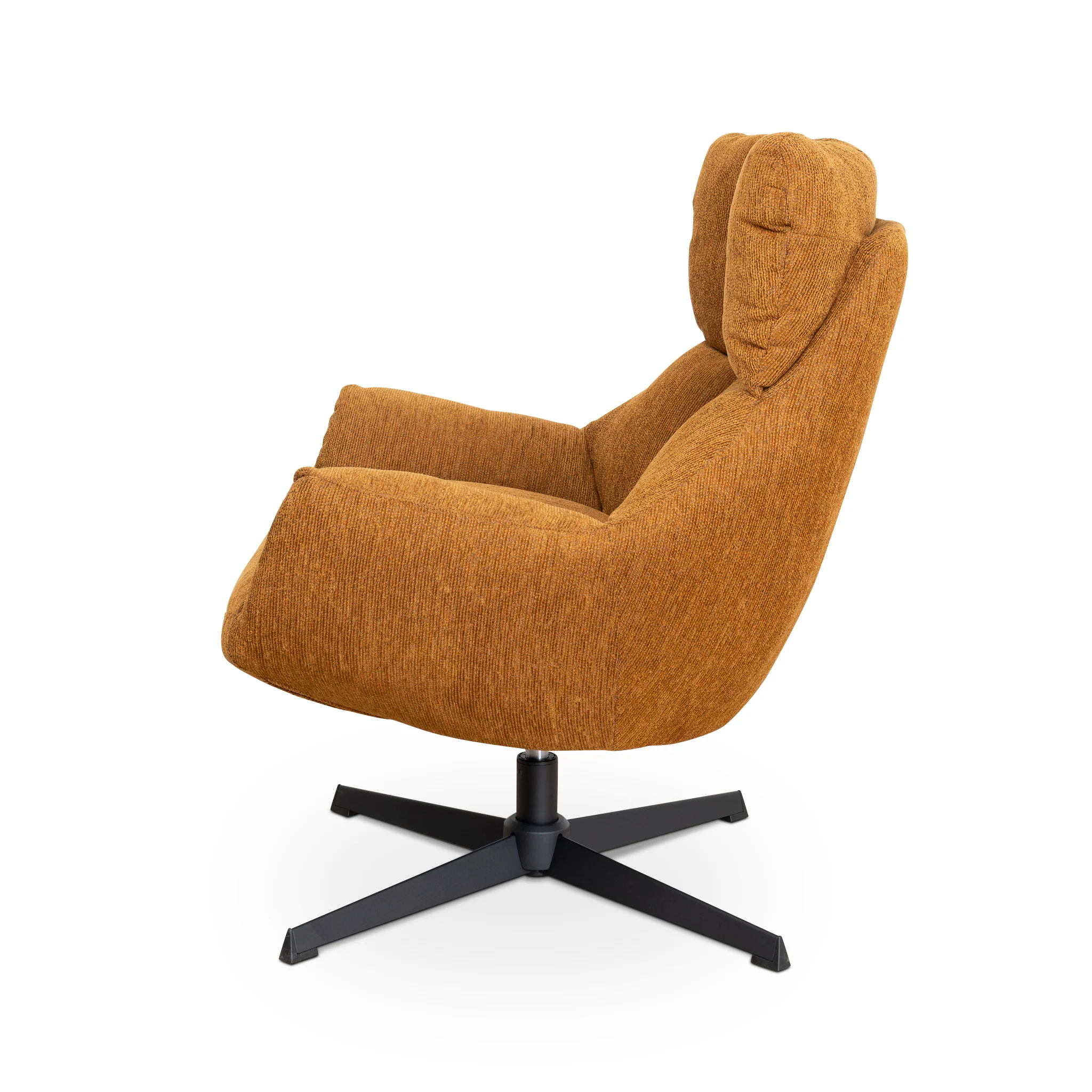 COC10289-LF Swivel Armchair - Honey Yellow - Image 3