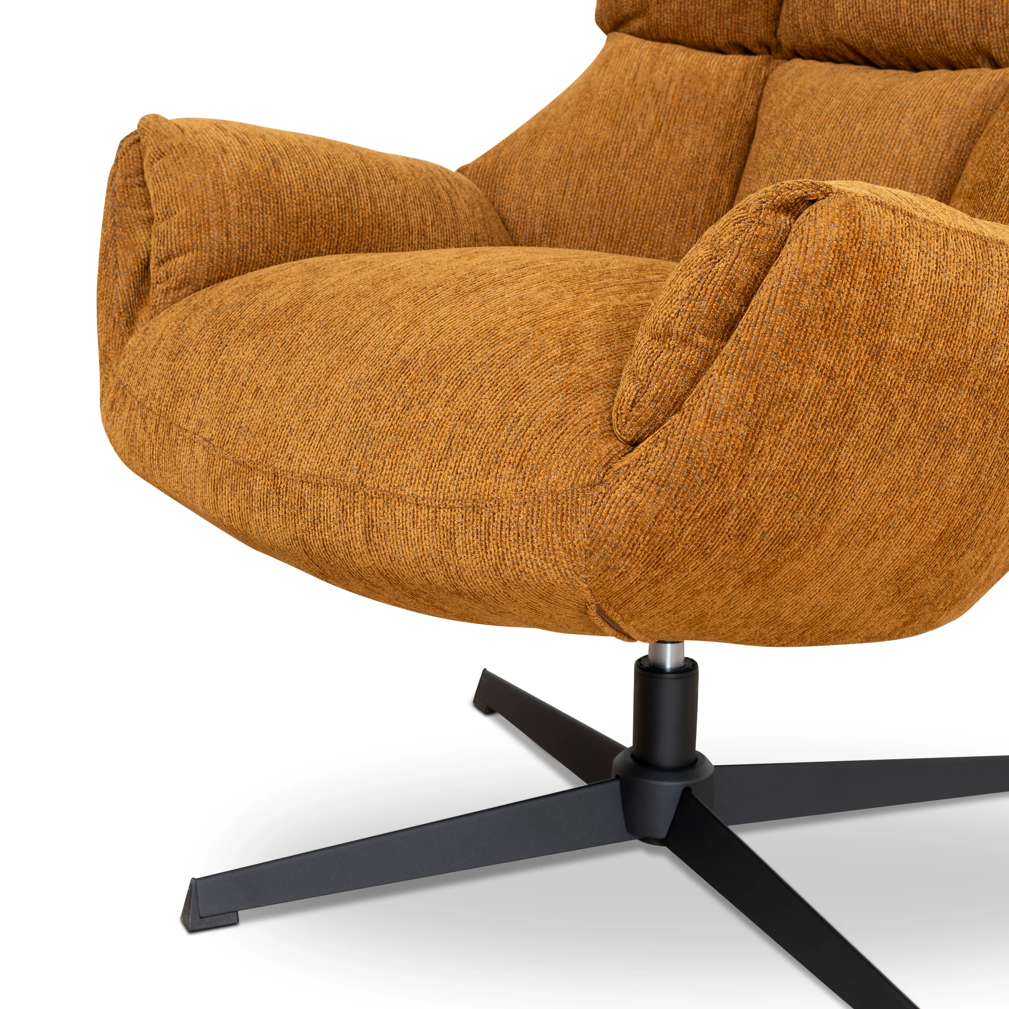 COC10289-LF Swivel Armchair - Honey Yellow - Image 8