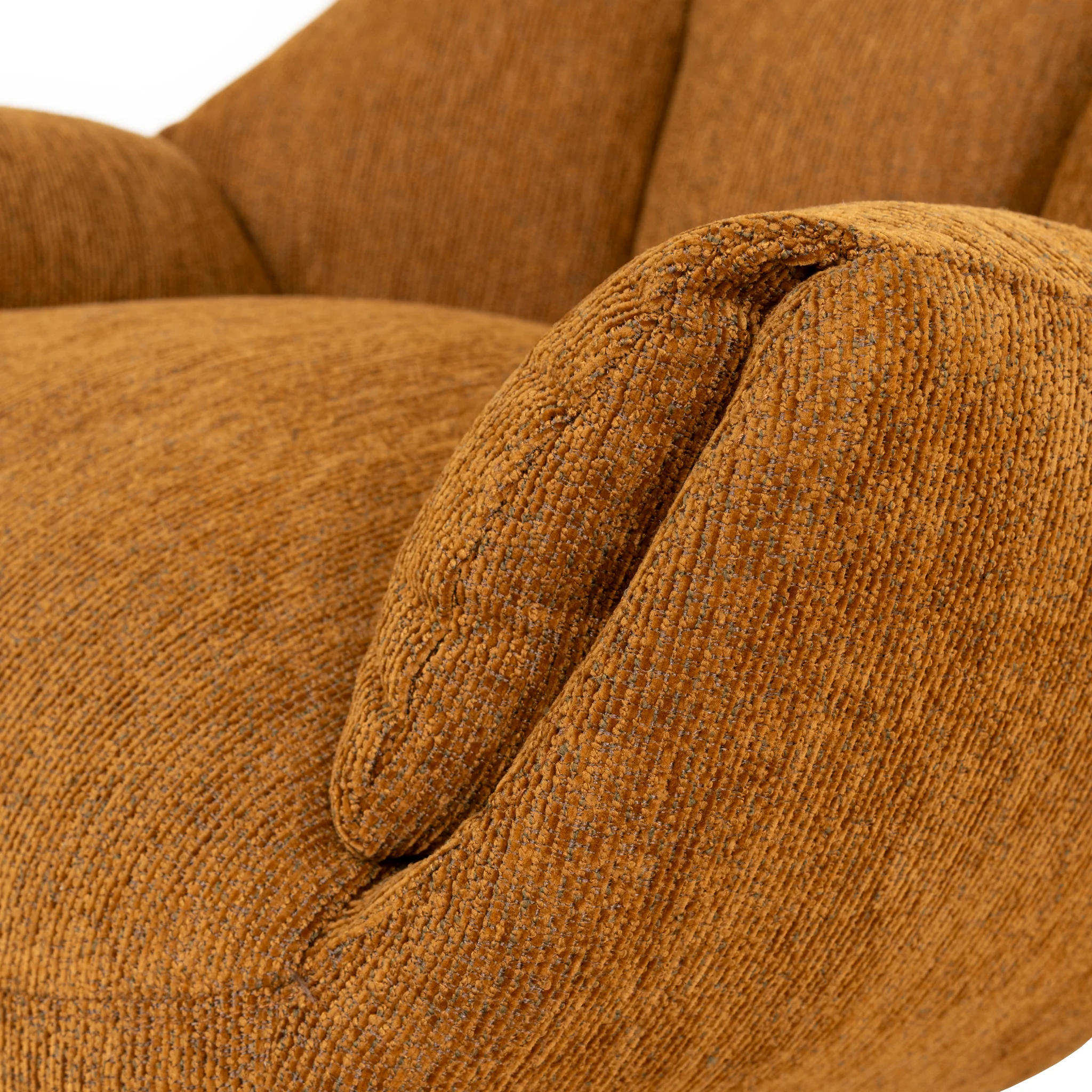 COC10289-LF Swivel Armchair - Honey Yellow - Image 9