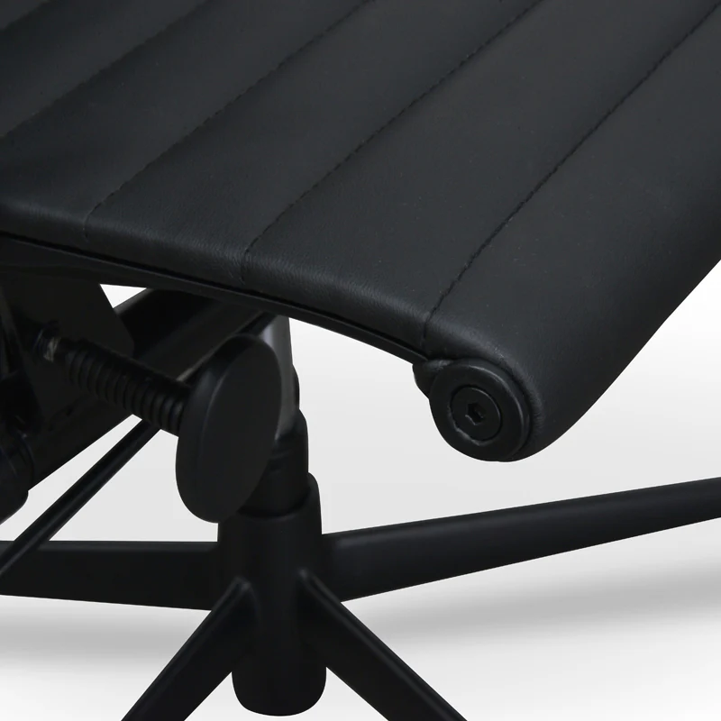 COC121 PU Leather Office Chair - Full Black - Image 7
