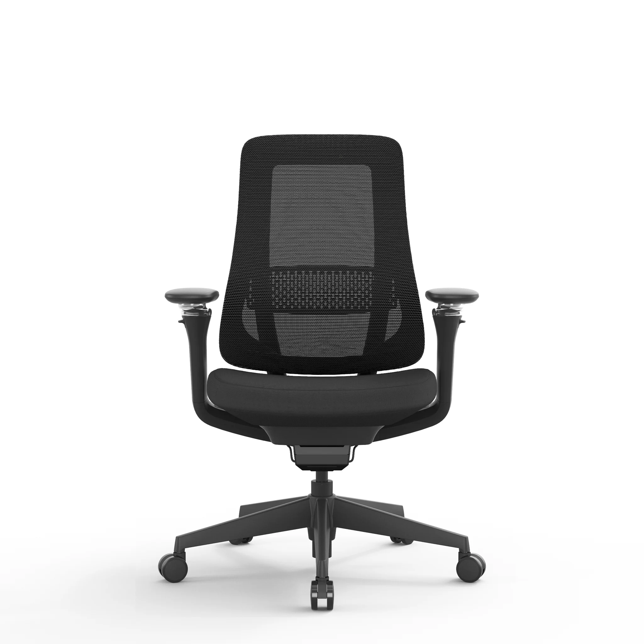 COC12629-AV Mesh Office Chair - Full Black - Image 2