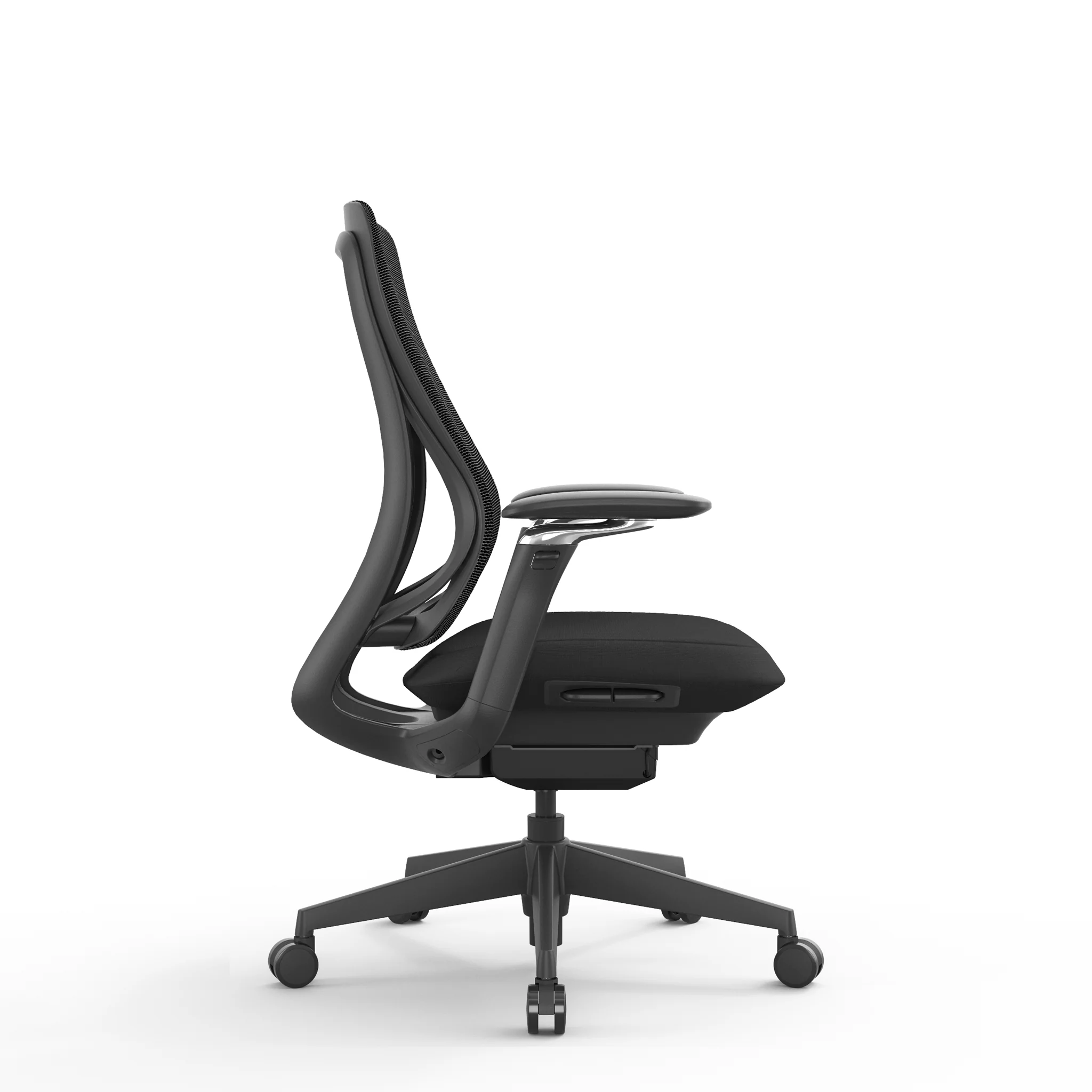 COC12629-AV Mesh Office Chair - Full Black - Image 3