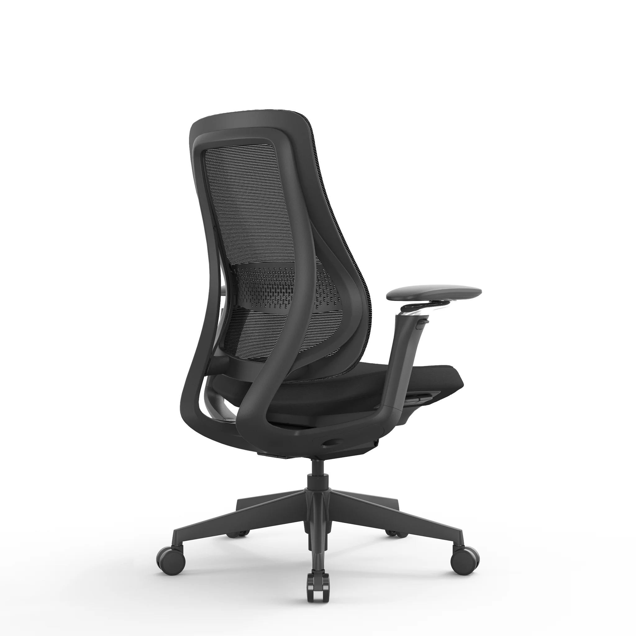 COC12629-AV Mesh Office Chair - Full Black - Image 4
