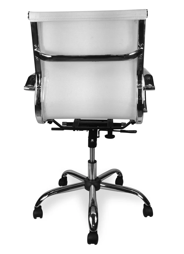 COC211 Designer Mesh Boardroom Office Chair - White - Image 4