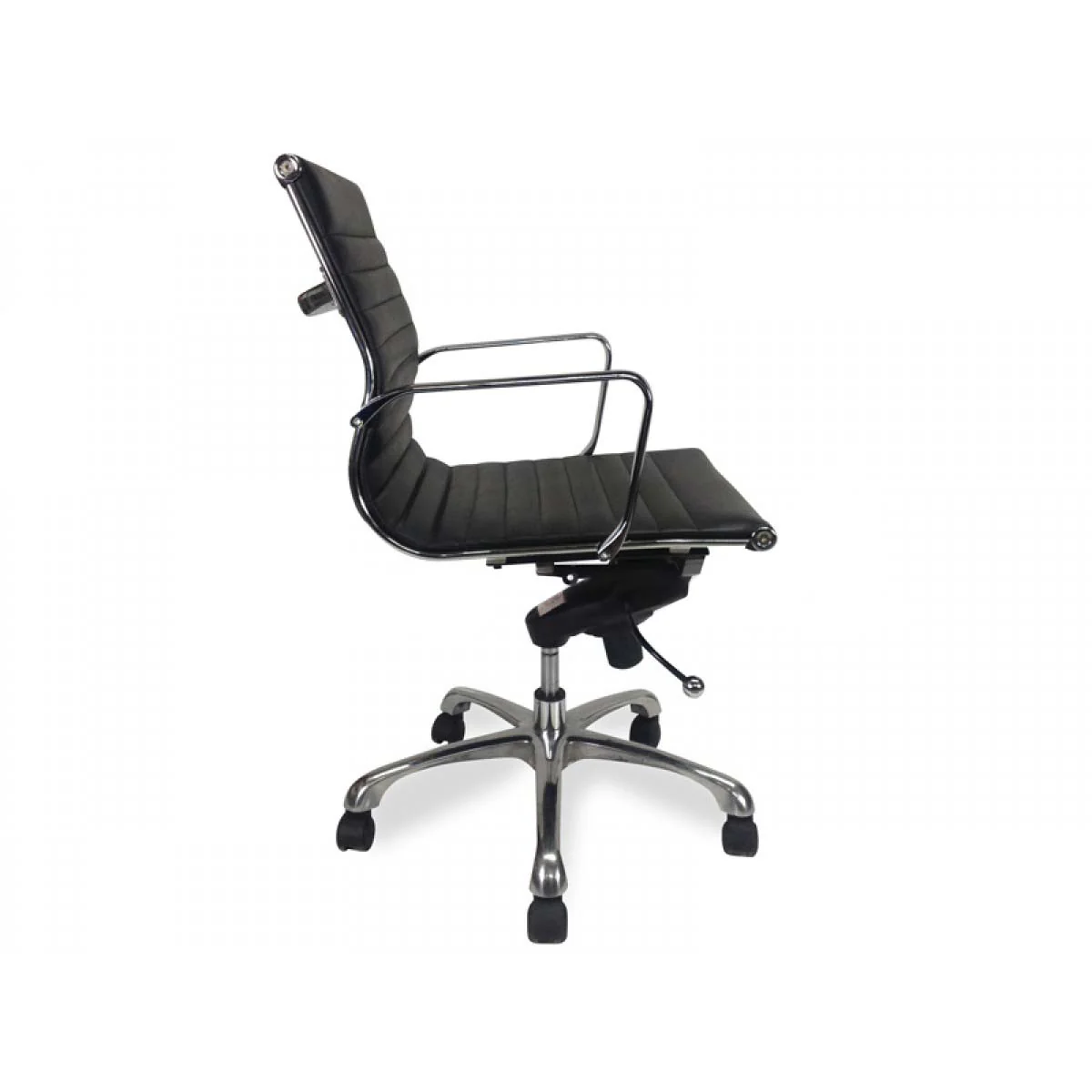 COC216 Leather Office Chair - Black - Image 5