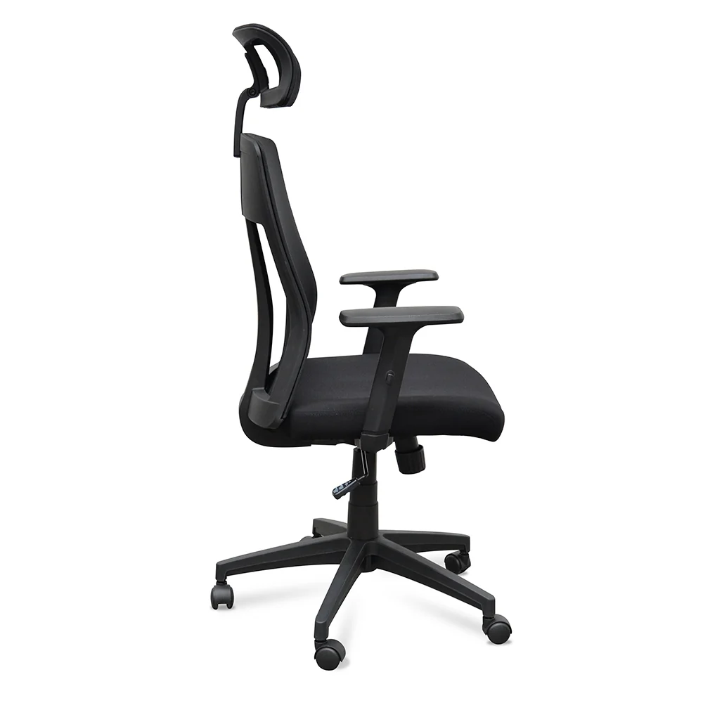 COC2228-LF Mesh Office Chair - Black - Image 3