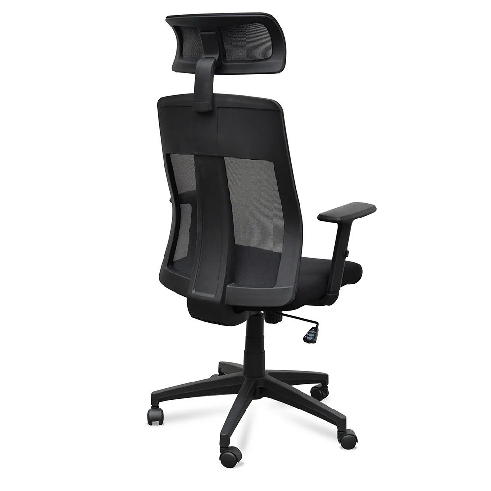 COC2228-LF Mesh Office Chair - Black - Image 4