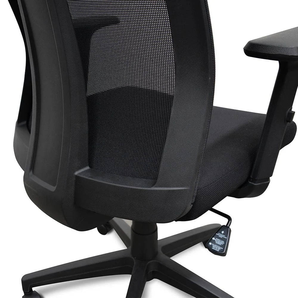 COC2228-LF Mesh Office Chair - Black - Image 5