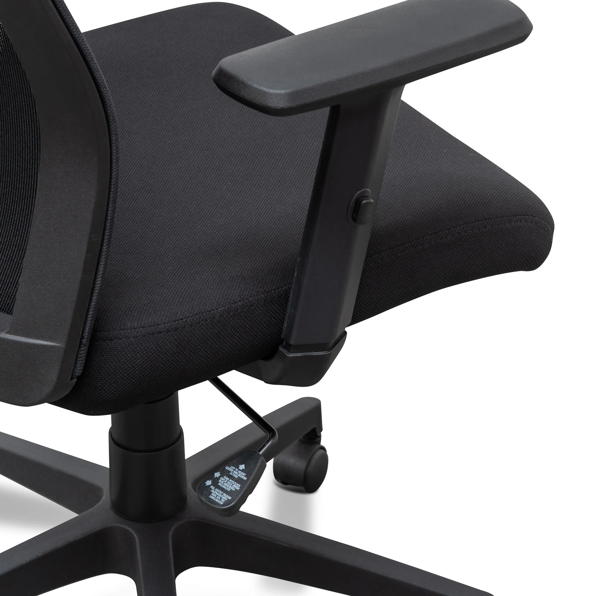 COC2545-LF Mesh Office Chair - Black - Image 4