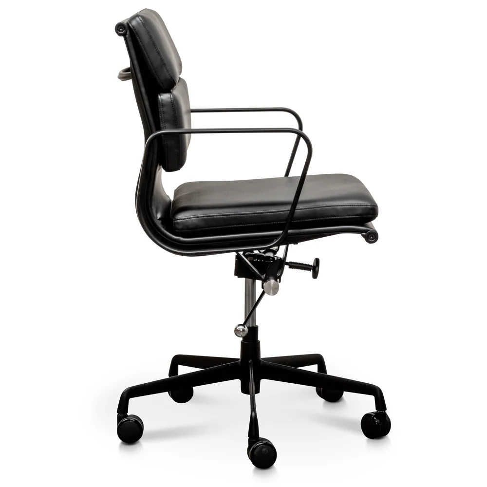 COC2624-YS Low Back Office Chair - Full Black - Image 4
