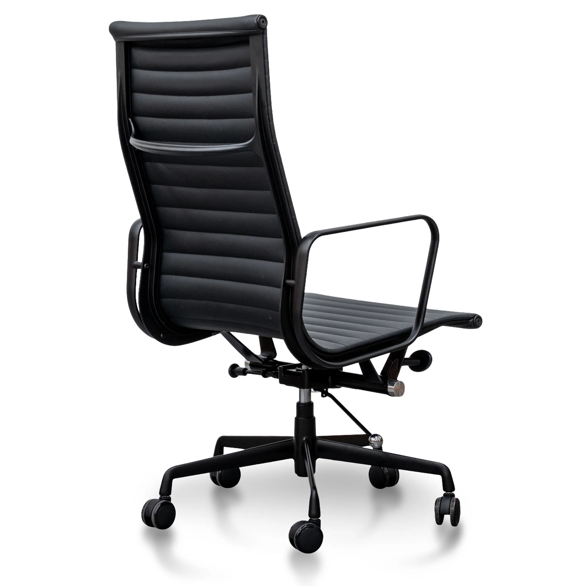 COC2970-YS - Executive Leather Office Chair - Full Black - Image 6