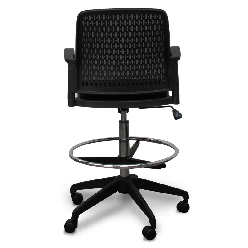 COC610-LF Drafting Office Chair - Black - Image 3