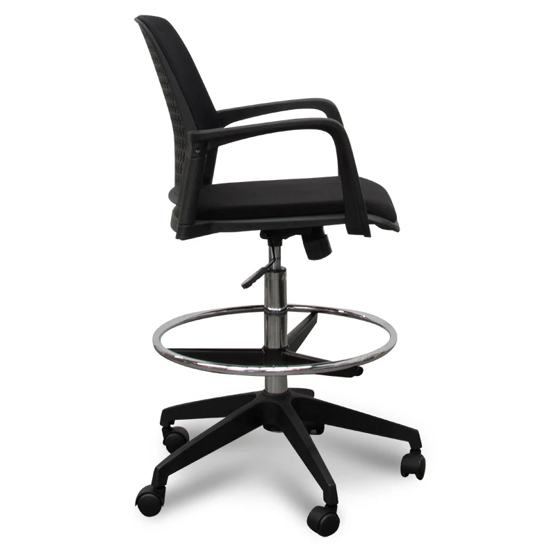 COC610-LF Drafting Office Chair - Black - Image 4