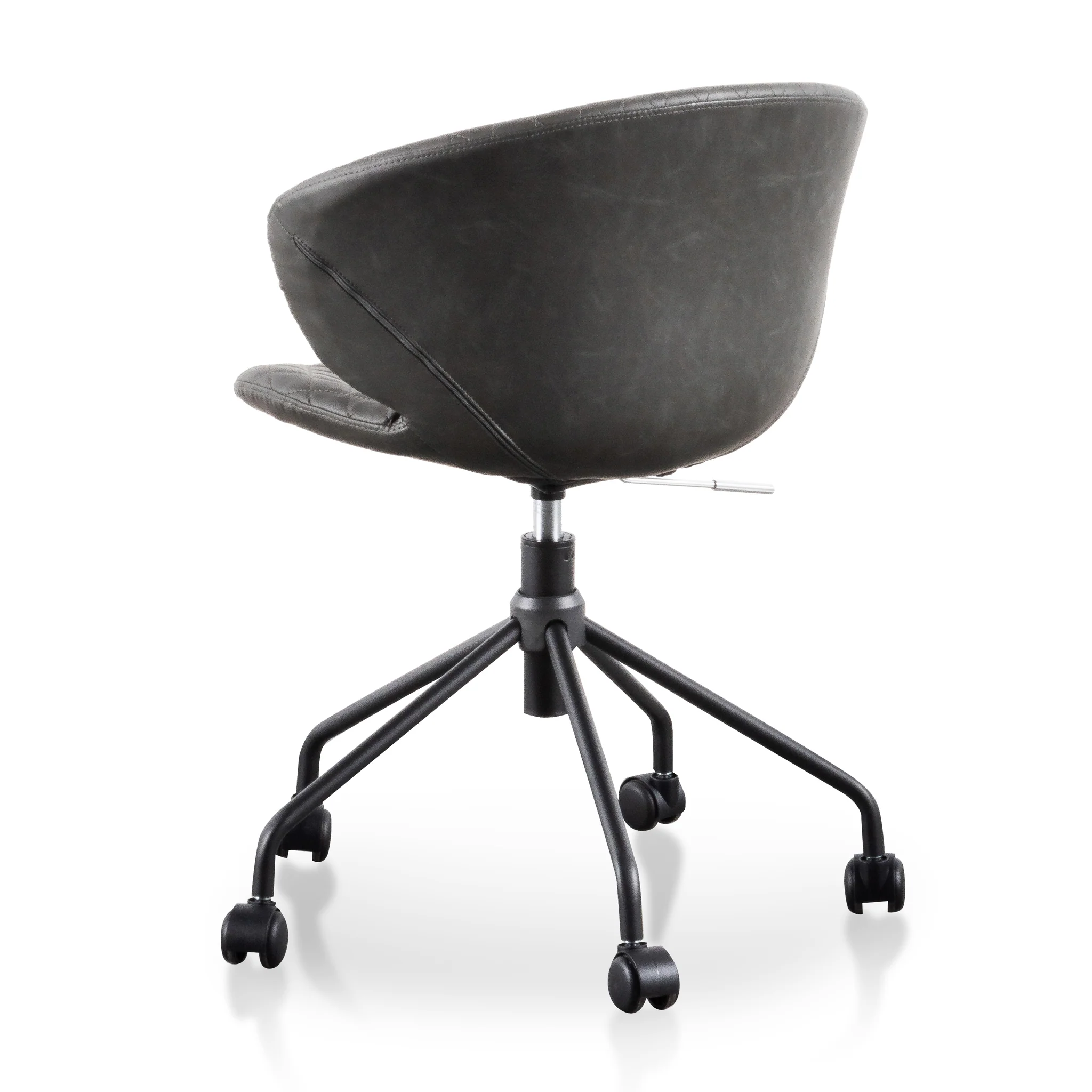 COC6192-LF Office Chair - Charcoal with Black Base - Image 4